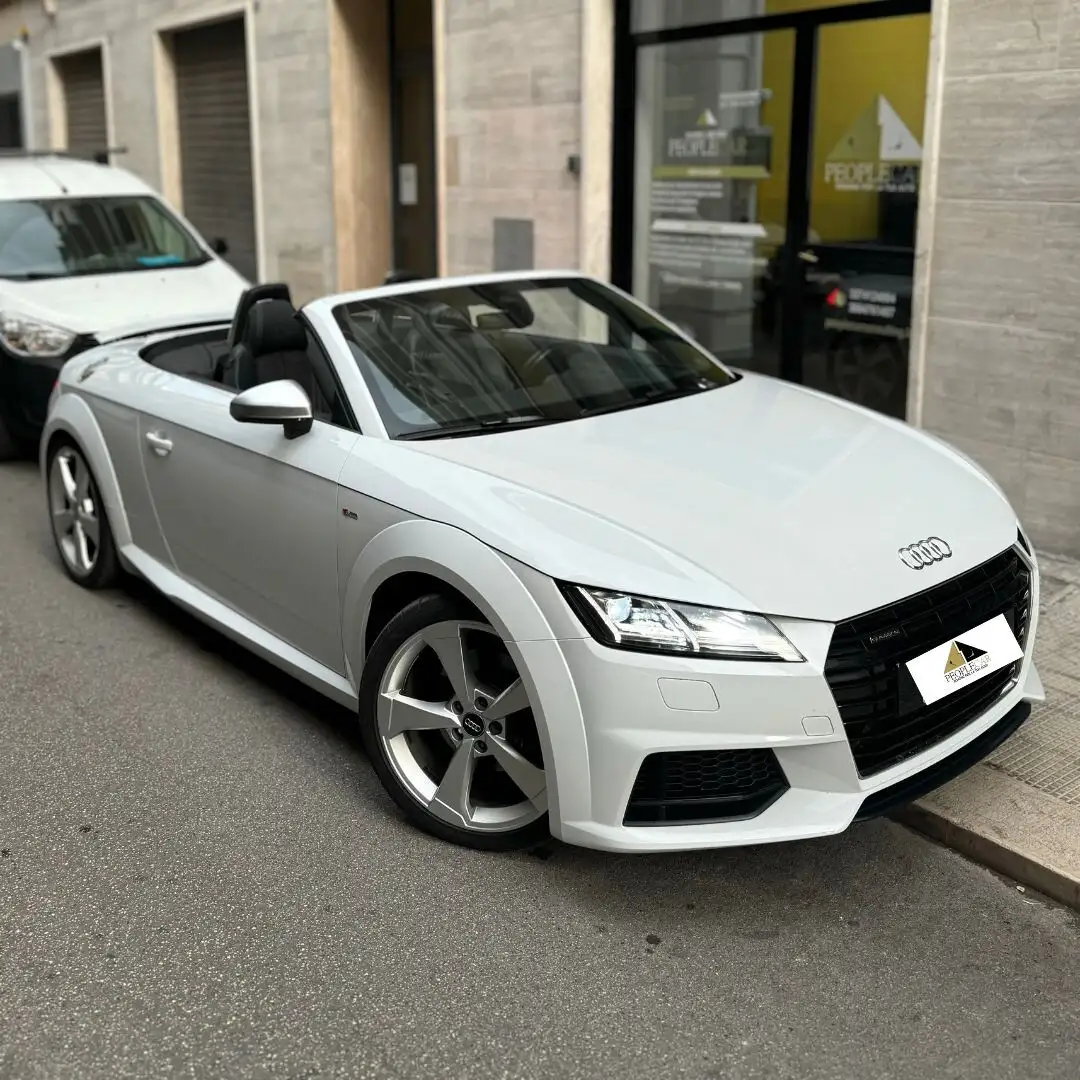 Audi TT Roadster 2.0 TFSI quattro S tronic S line Blanc - 1