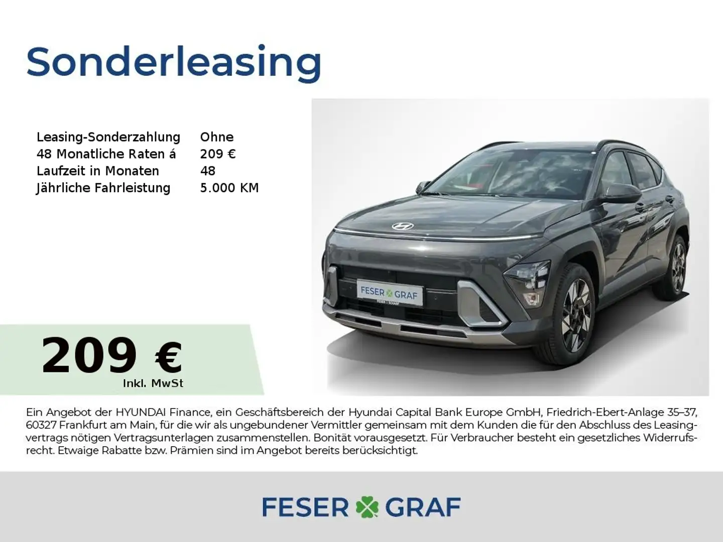 Hyundai KONA TREND ELEK.HKL NAVI CAM LED SHZ LHZ CARPLAY Grijs - 1