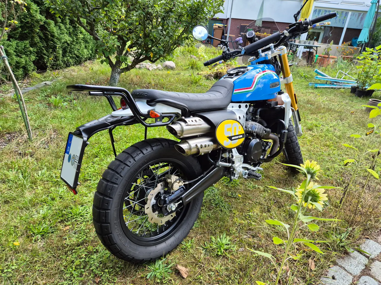 Fantic Caballero 500 Travel 50th Anniversary Bleu - 1