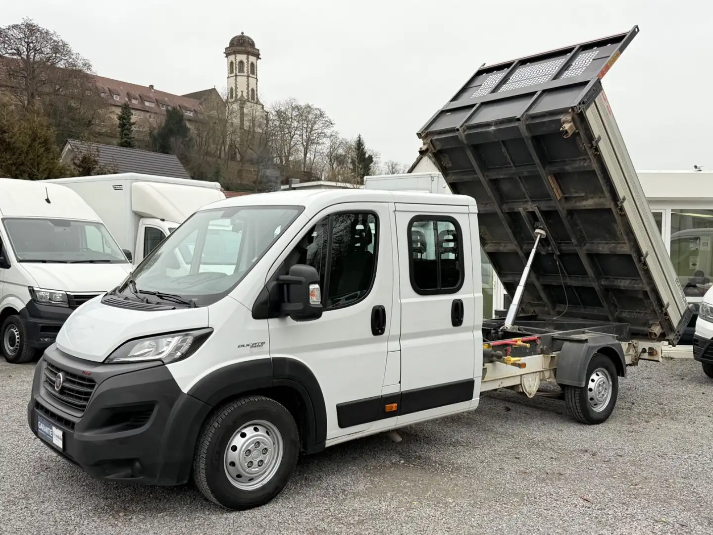 Fiat Ducato DUCATO MAXI DoKa DREISEITENKIPPER KLIMA SHZ NAVI Weiß - 1