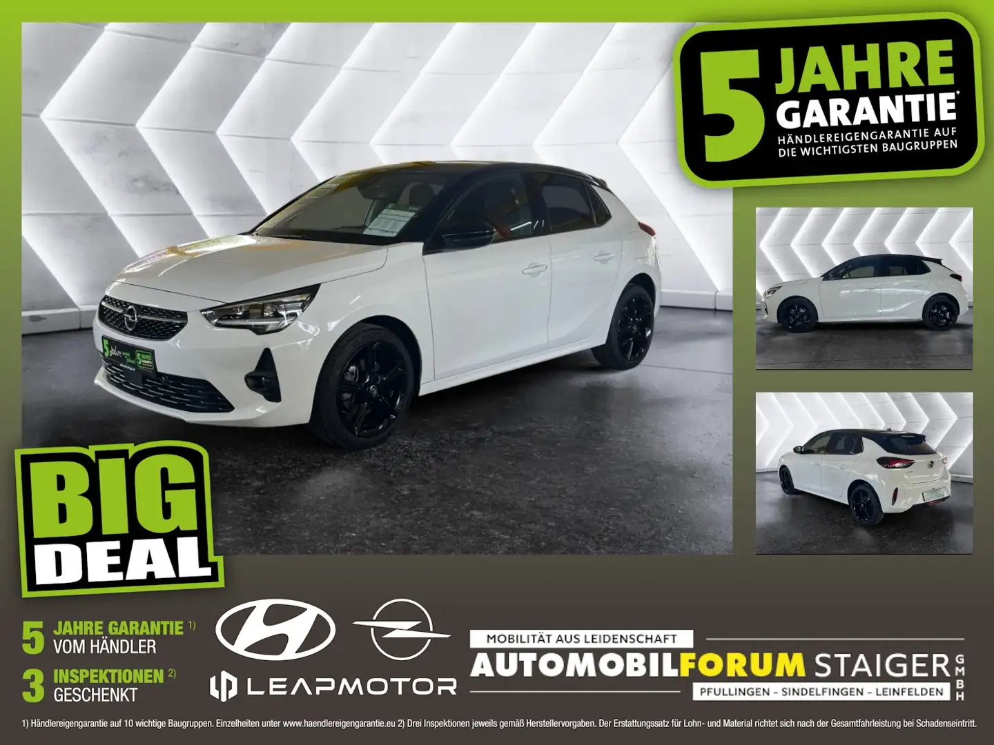 Opel Corsa F 1.2 GS Line 5 Jahre Garantie BigDeal Bianco - 1
