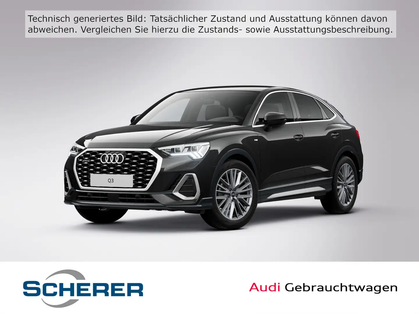 Audi Q3 S line 35 TDI quattro 110(150) kW(P Schwarz - 1