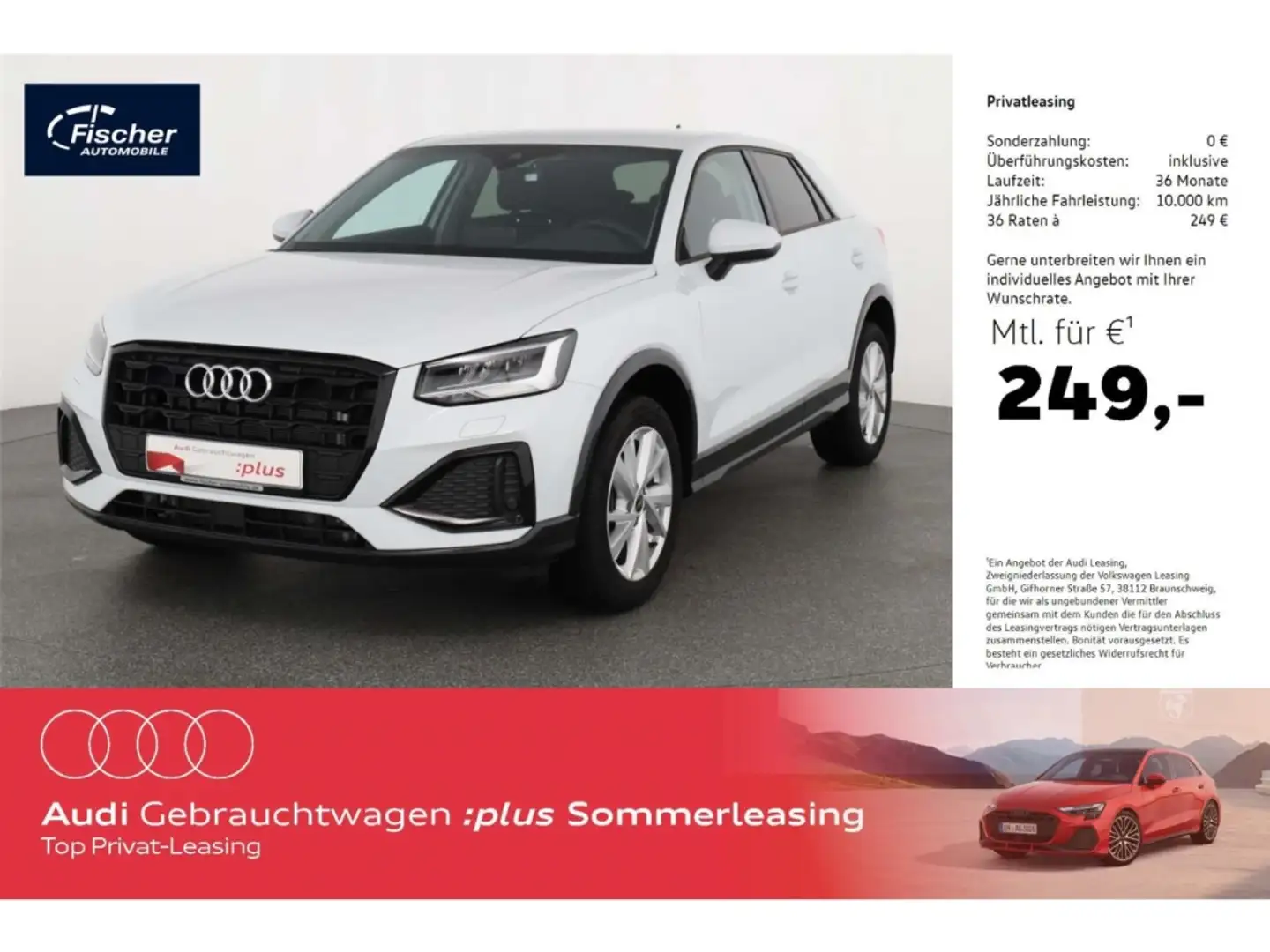 Audi Q2 30 TDI advanced Weiß - 1