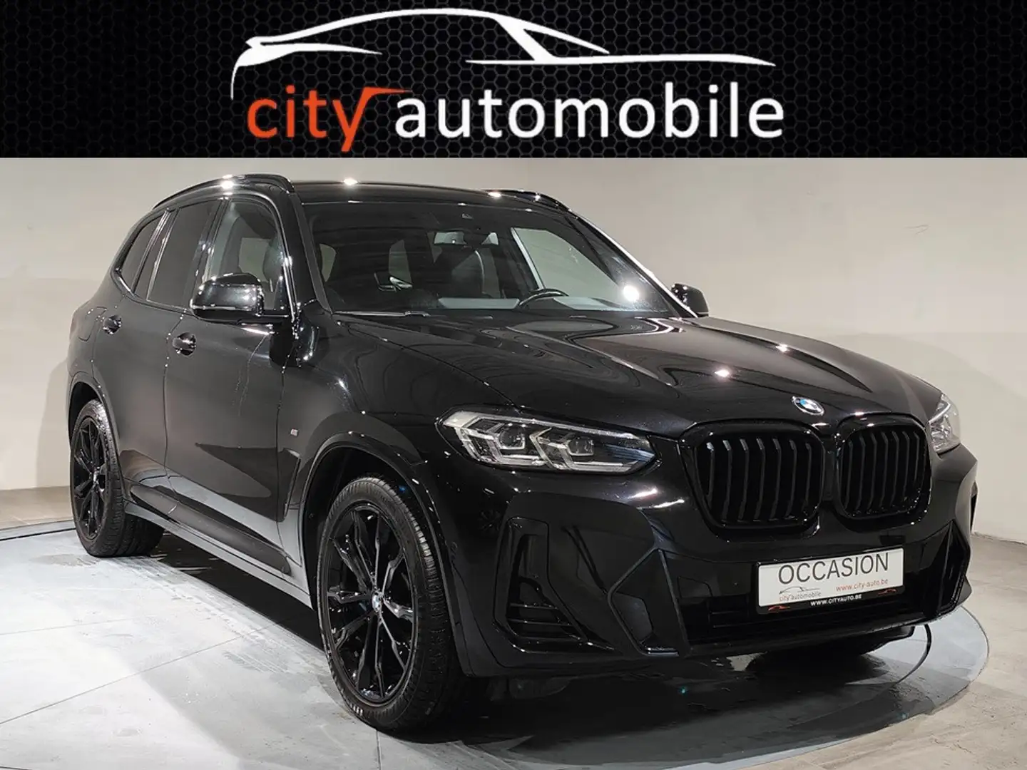 BMW X3 X3 XDRIVE30D PACK M FULL BLACK CARPLAY CAMERA LED Noir - 1