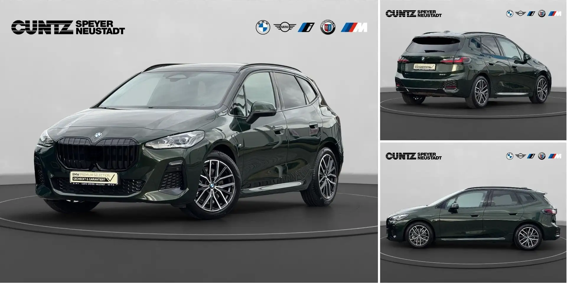 BMW 223 i  xDrive Active Tourer M Sport Panorama Anhängerk Grün - 1