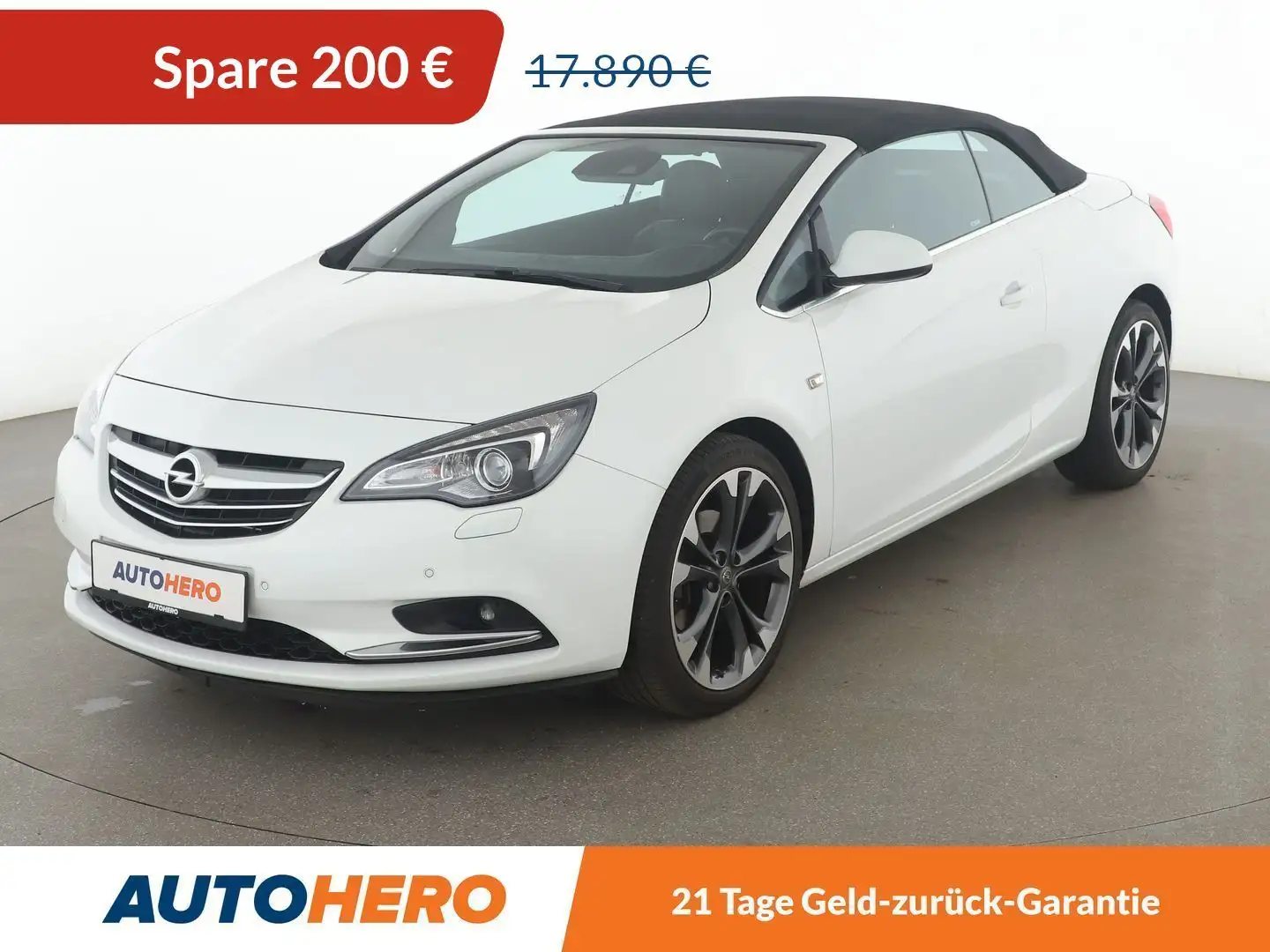 Opel Cascada 1.6 SIDI Turbo Active Aut.*NAVI*CAM*BiXENON*SHZ* Weiß - 1