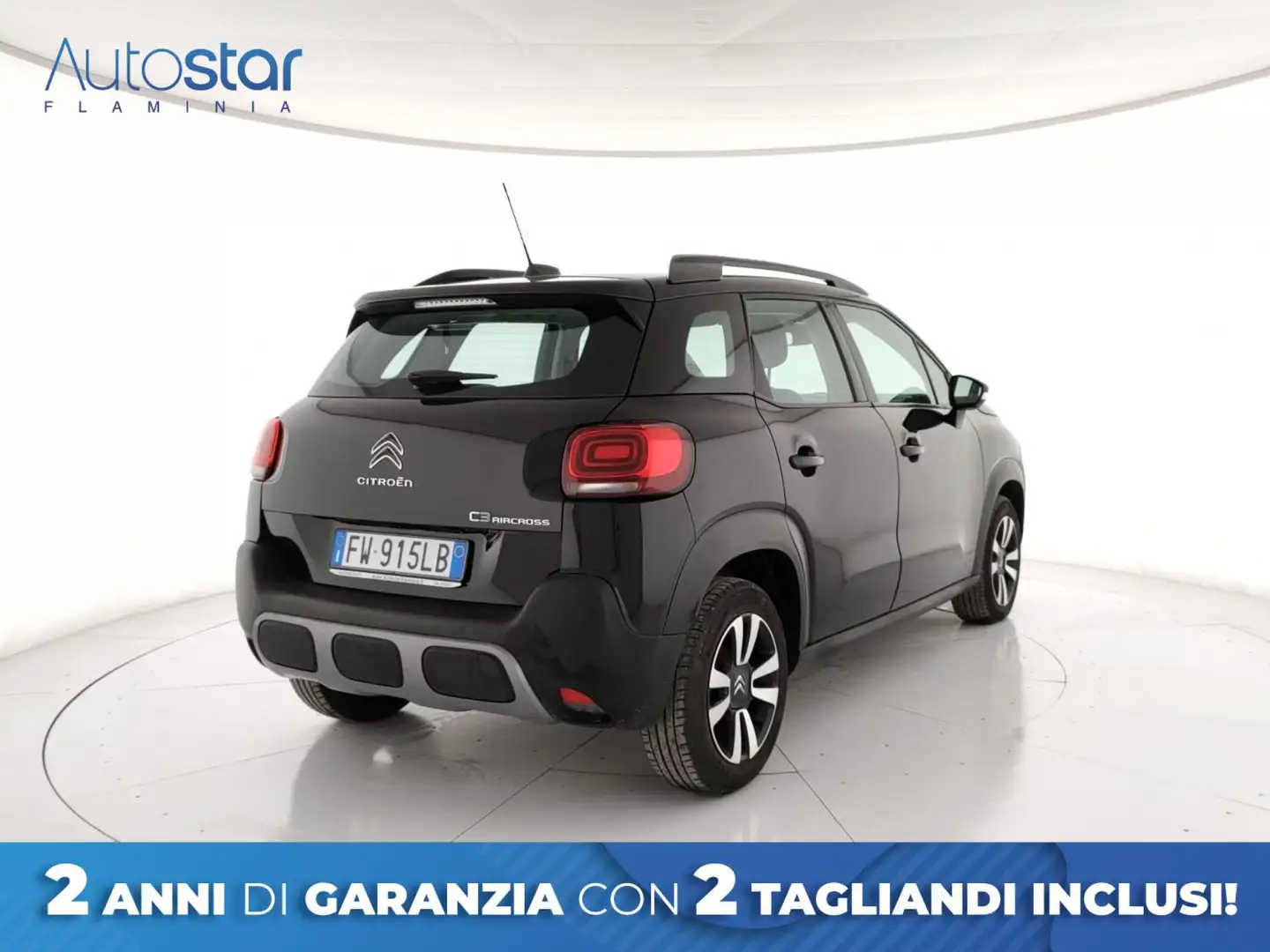 Citroen C3 Aircross 1.2 puretech Feel s&s 110cv my19 Zwart - 2