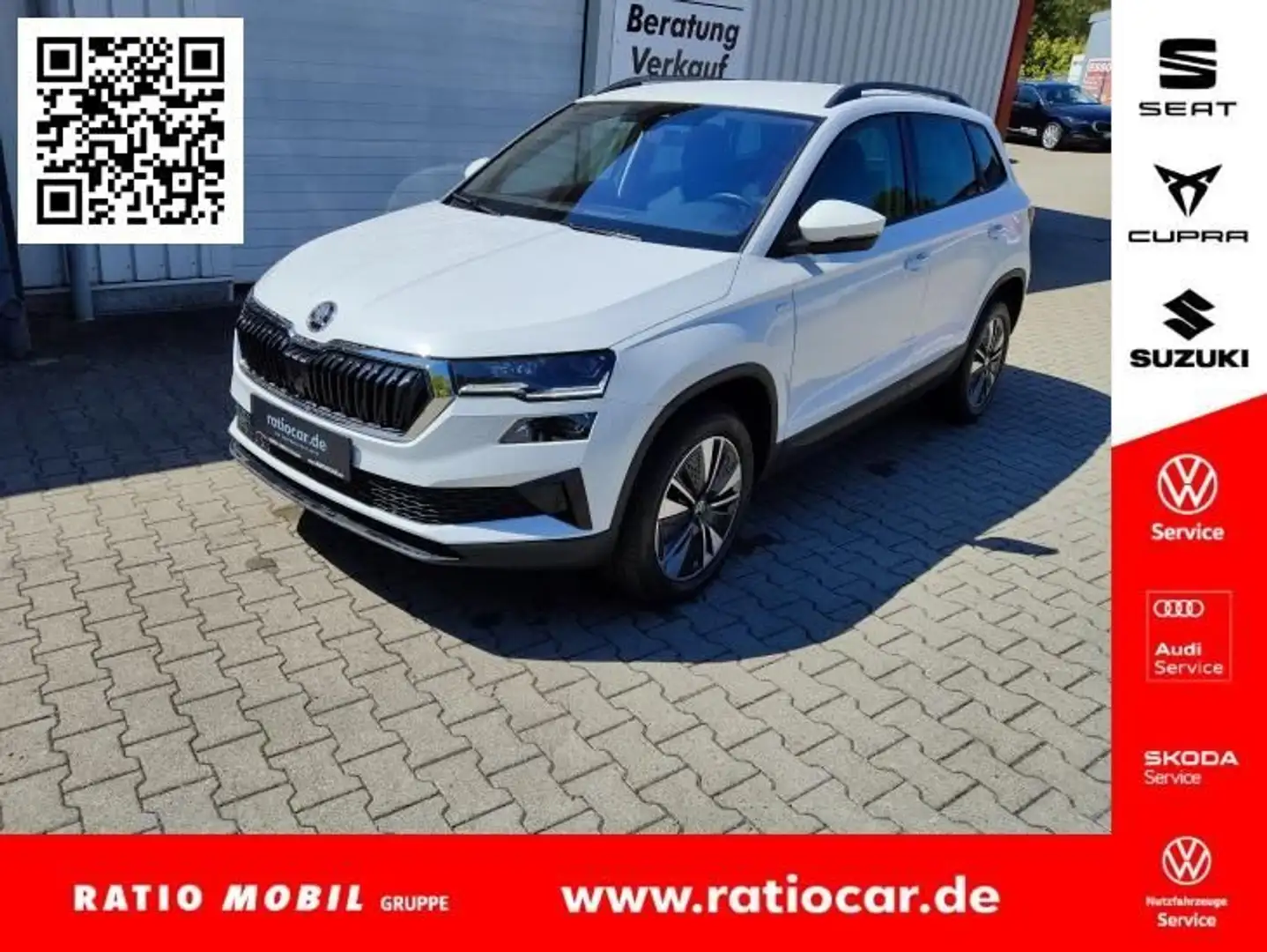 Skoda Karoq KAROQ 1.6 TDI TOUR SITZHEIZ. Weiß - 1