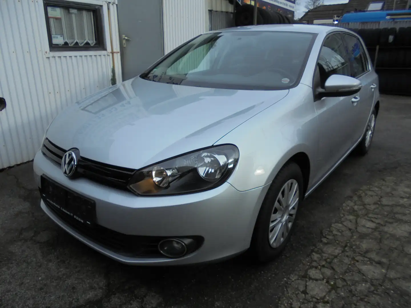 Volkswagen Golf VI 1.4 Trendline 1.Hd Scheckheft VW Silber - 1