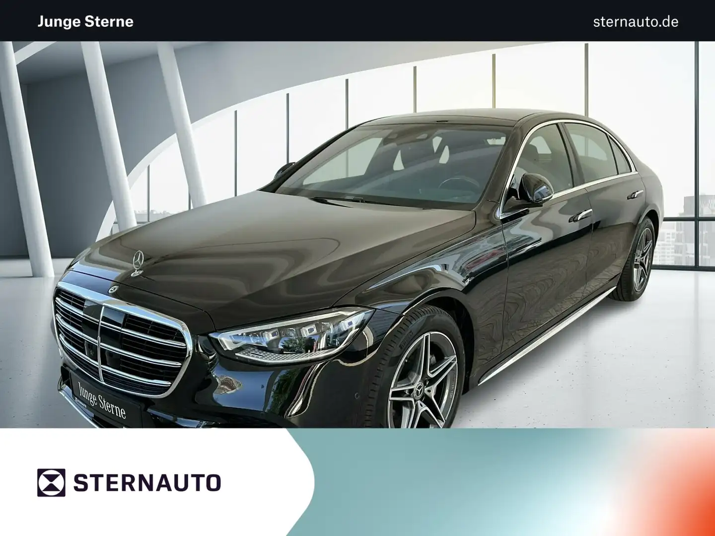 Mercedes-Benz S 350 S 350 d 4M lang AMG Line/Navi/Pano.-Dach/Kamera Negru - 1