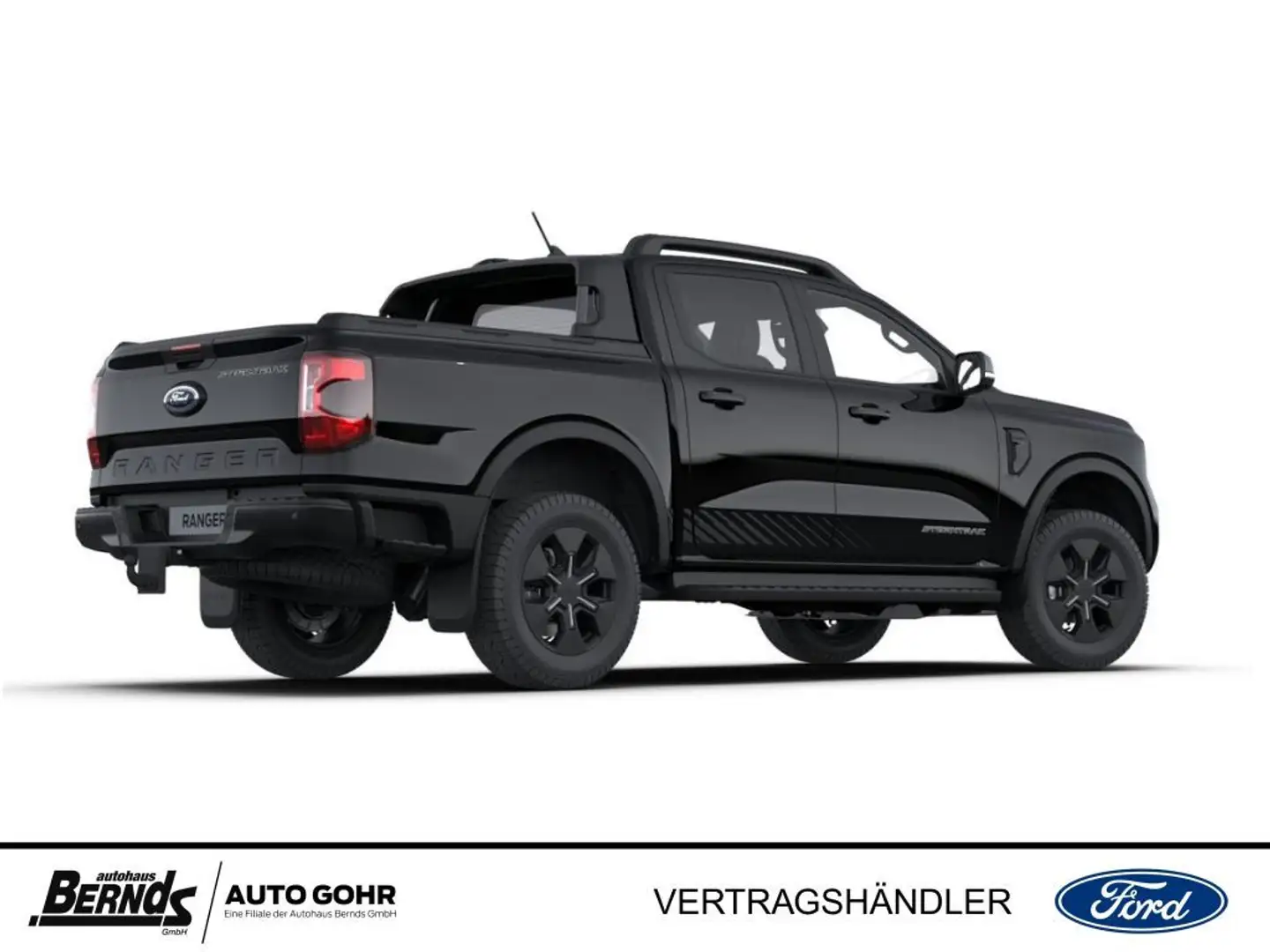 Ford Ranger Doppelkabine Stormtrak 2,3 l EcoBoost PHEV Schwarz - 2