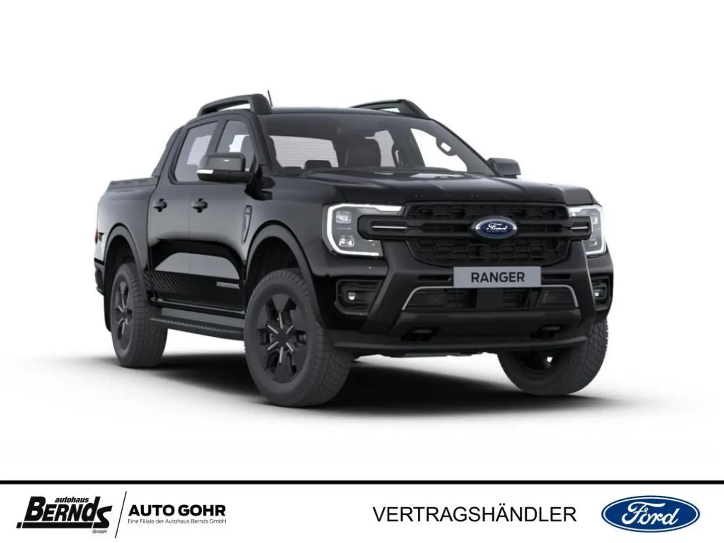 Ford Ranger Doppelkabine Stormtrak 2,3 l EcoBoost PHEV Schwarz - 1