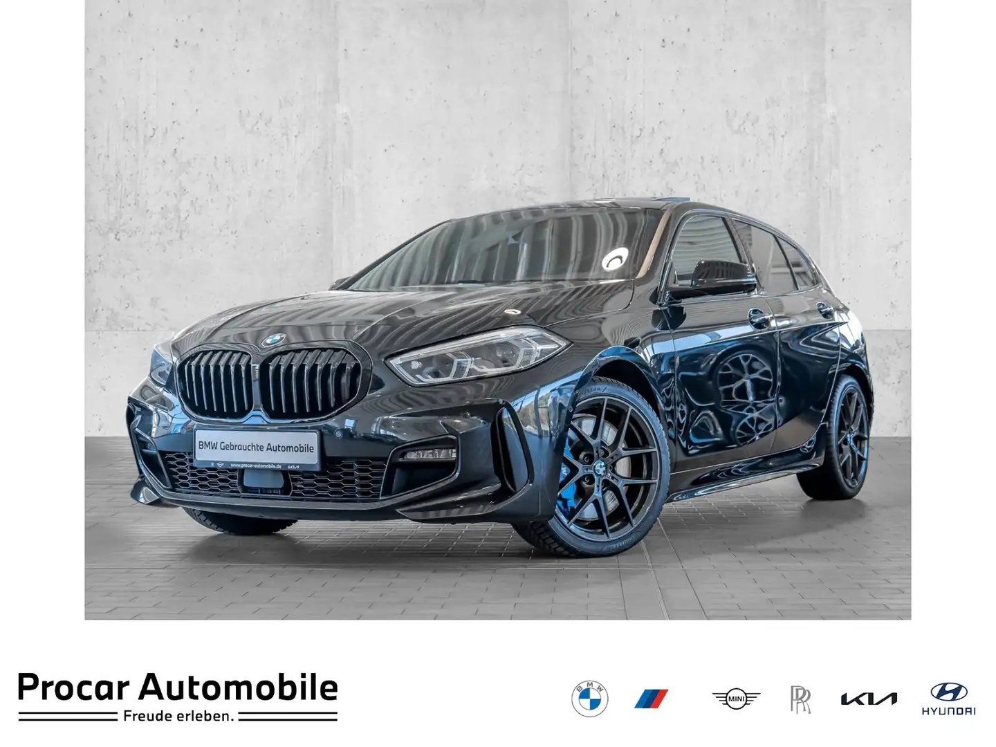 BMW 120 d xDrive MSport Pano HeadUp Kamera Schwarz - 1