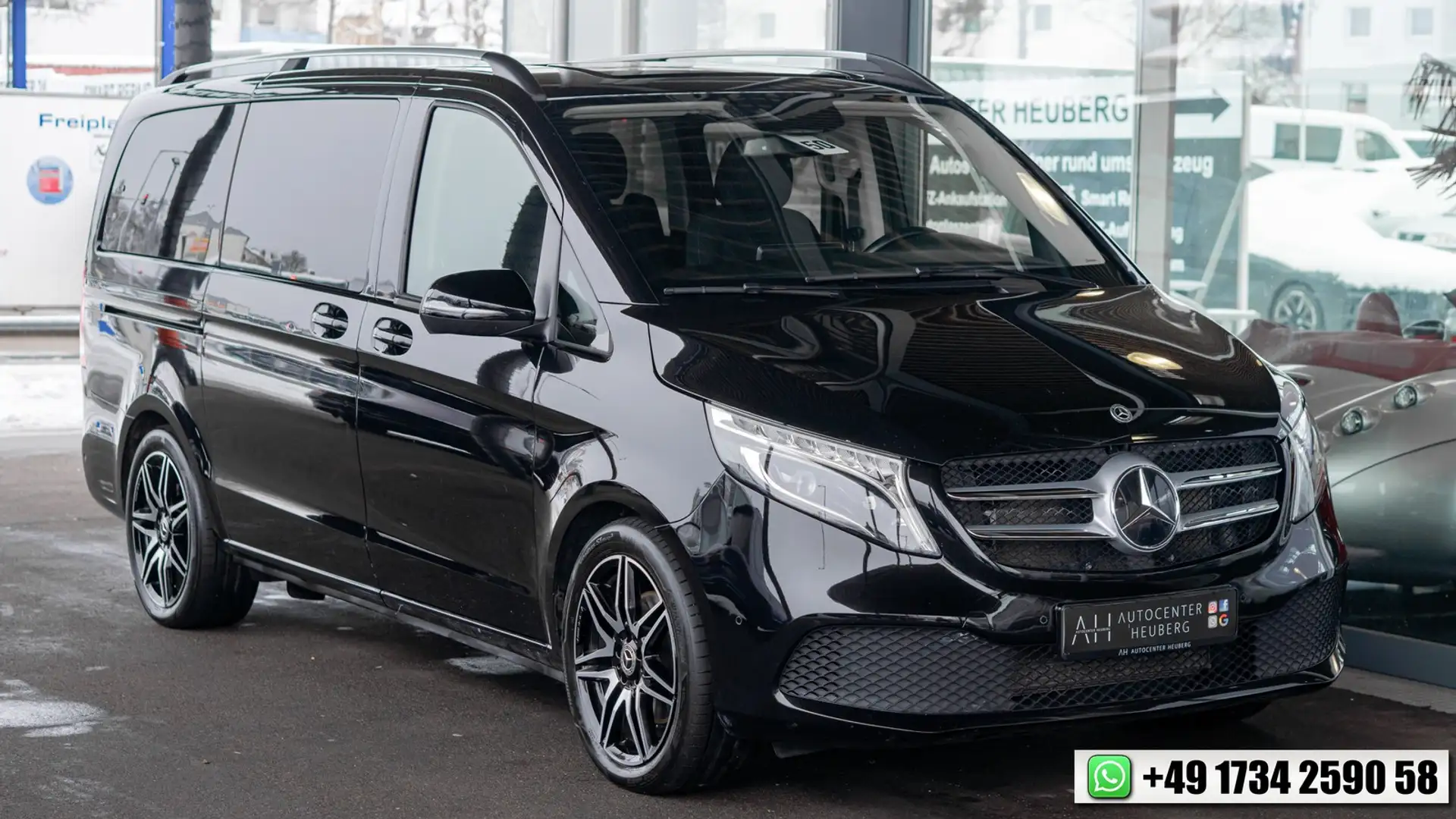 Mercedes-Benz V 250 D AMG LANG *SPUR*KAM*SHZ*AHK*NAVI* Noir - 1