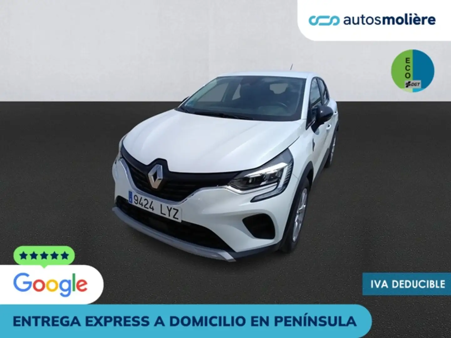 Renault Captur TCe Intens 74kW GLP Blanco - 1