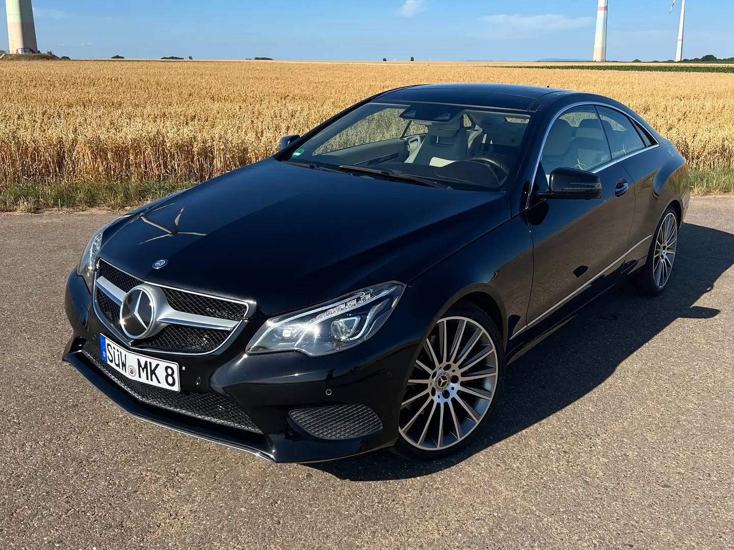 Mercedes-Benz E 350 Coupé DISTR+ PANO CARPLAY 360° ILS 8- Fach Schwarz - 1