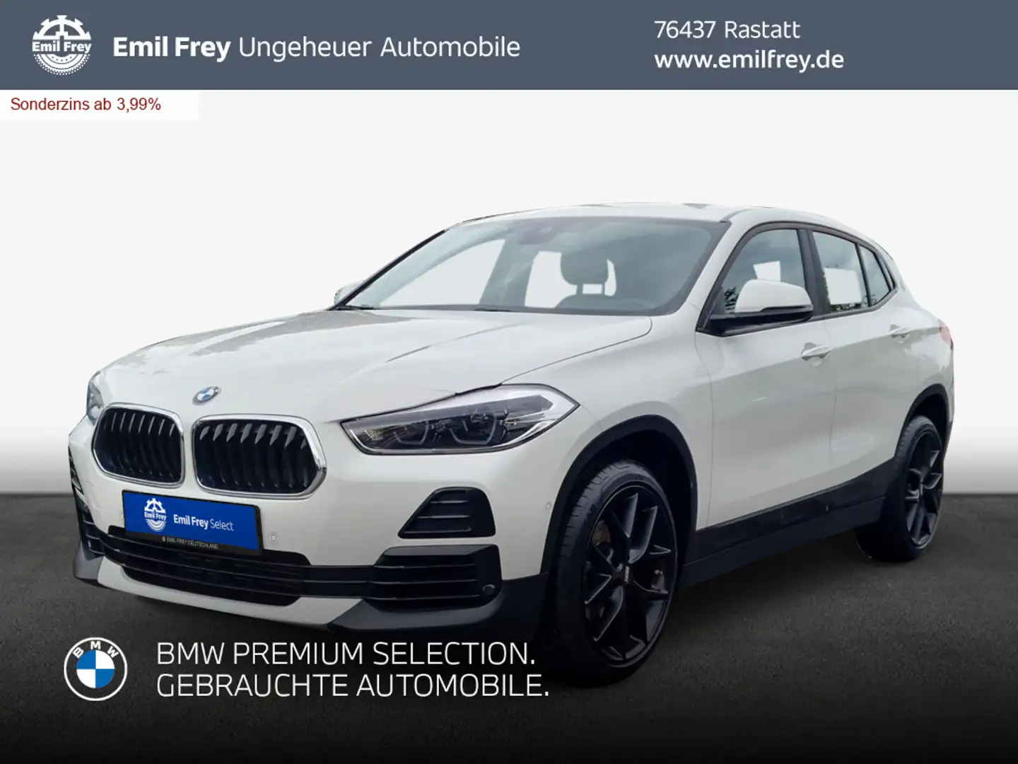 BMW X2 sDrive18i Aut. Advantage *SHZ*PDC*Navi* White - 1