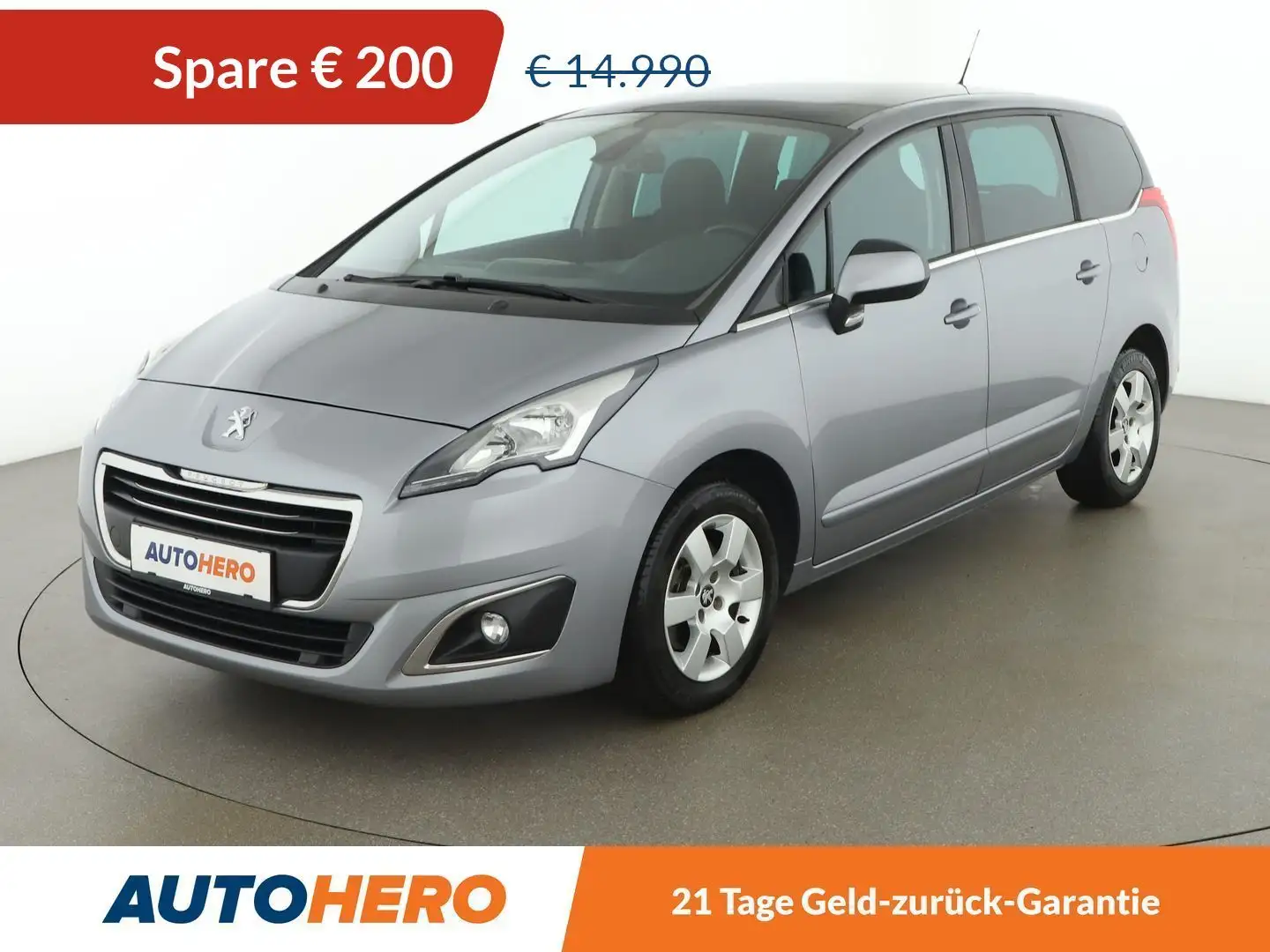 Peugeot 5008 2.0 Blue-HDi Business-Line *NAVI*CAM*AHK*7-SITZER* Grau - 1