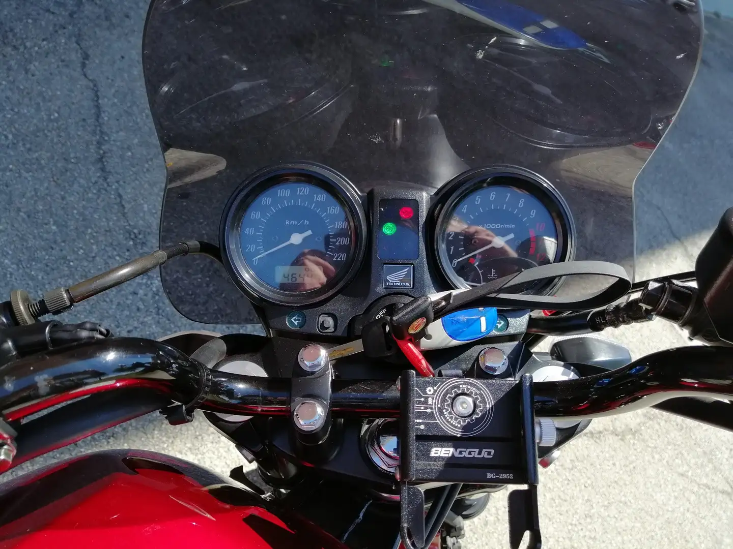 Honda CBF 500 turismo crvena - 1