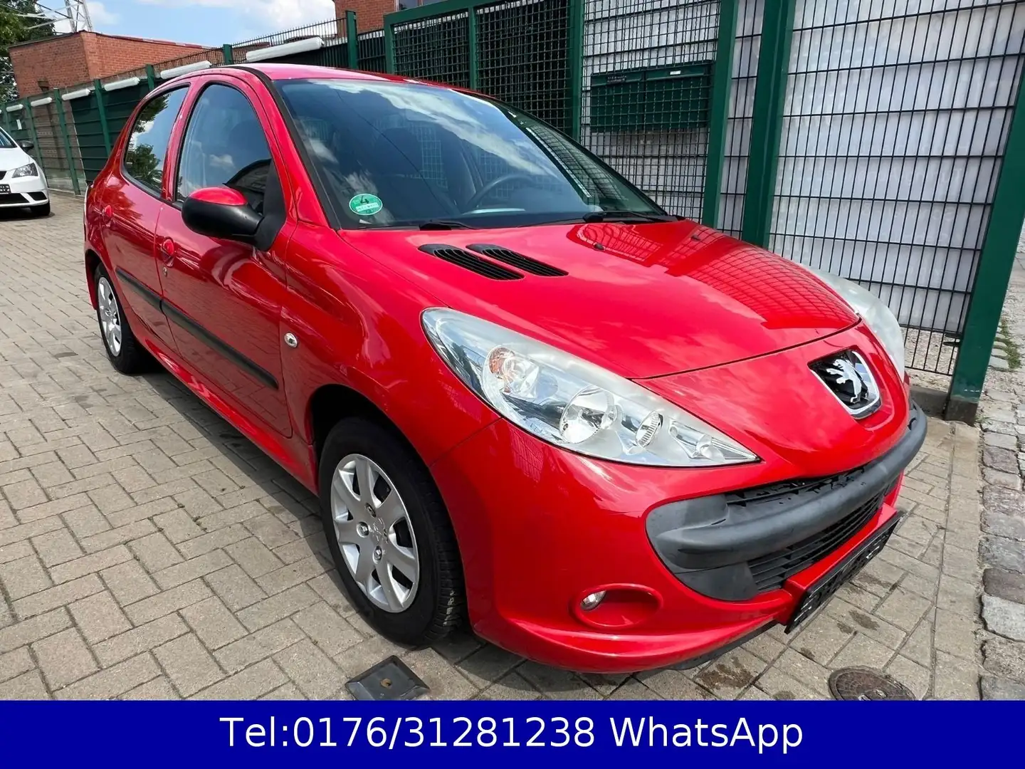 Peugeot 206 + Basis !! Klima !! Kein Tüv !! 4.Türer Rot - 2
