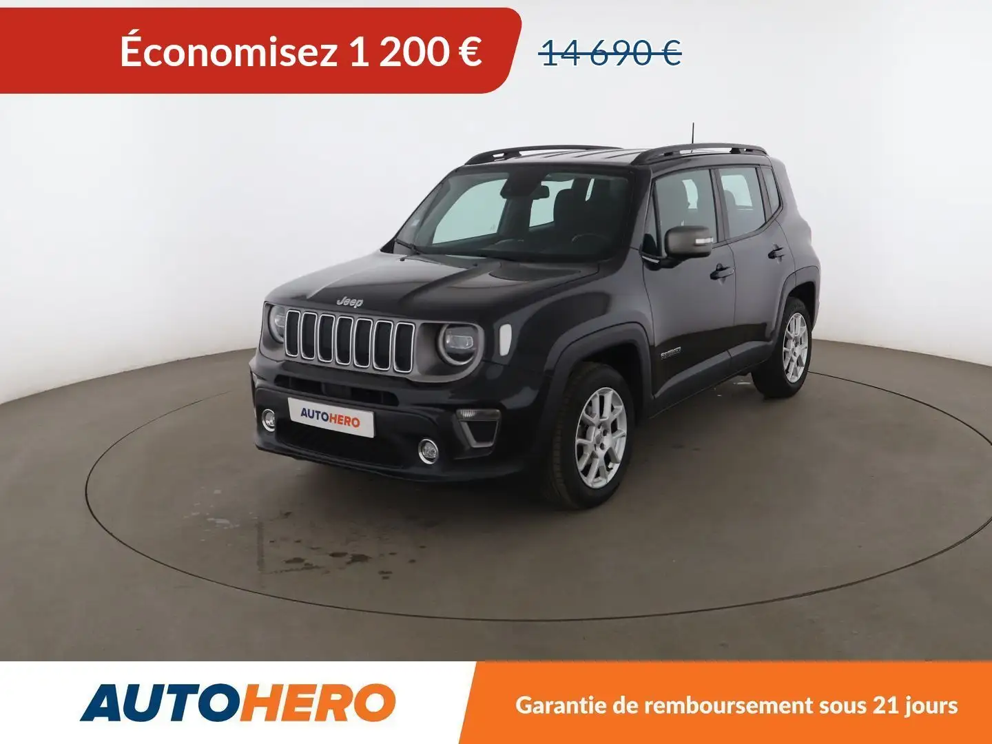 Jeep Renegade 1.0 GSE T3 Limited Noir - 1