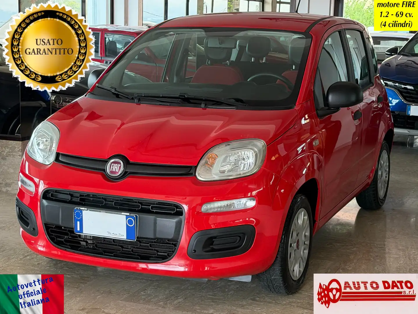 Fiat Panda New 1.2 69 cv. EASY Rosso - 1