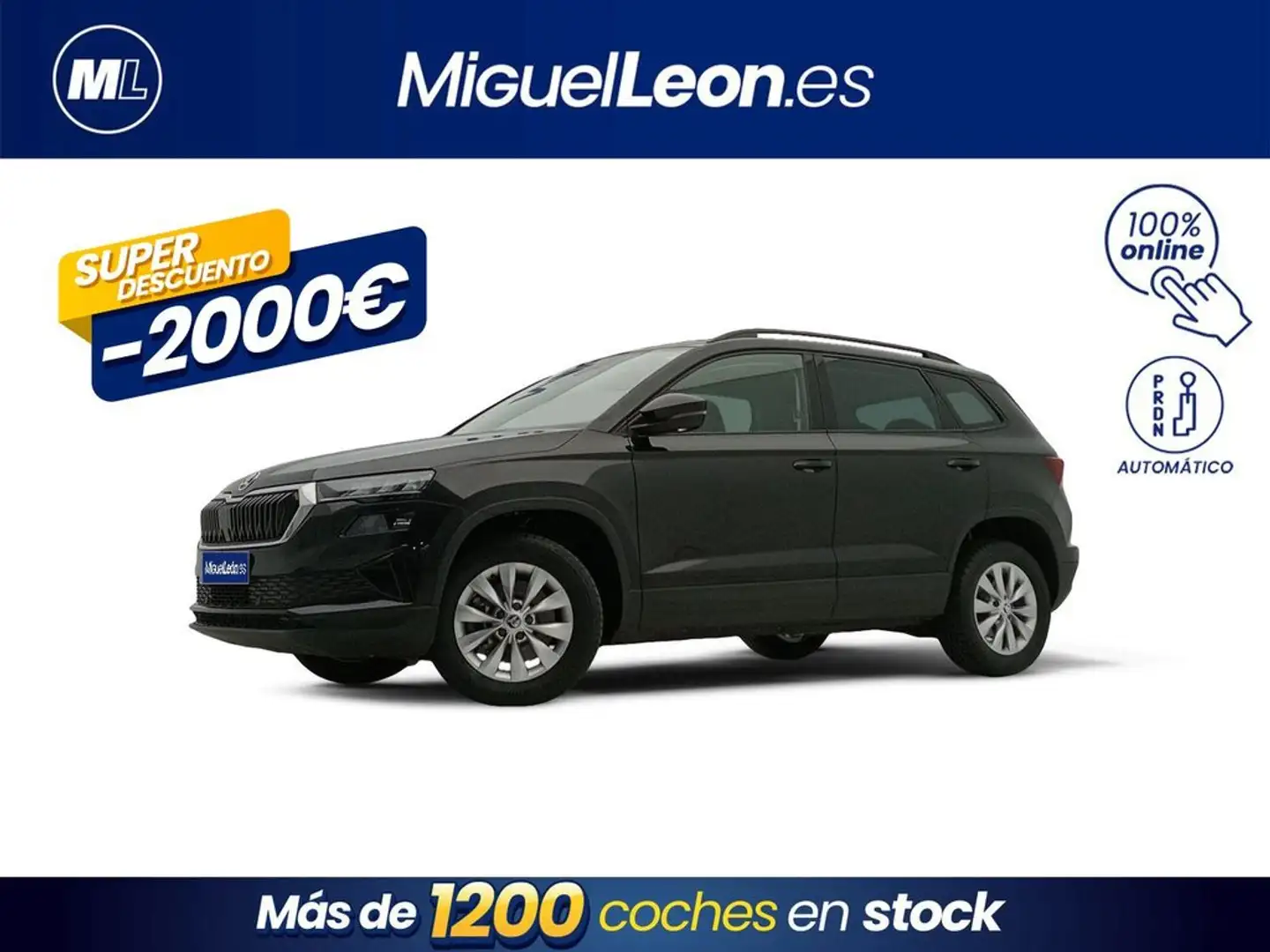 Skoda Karoq 1.6TDI Ambition DSG Schwarz - 1