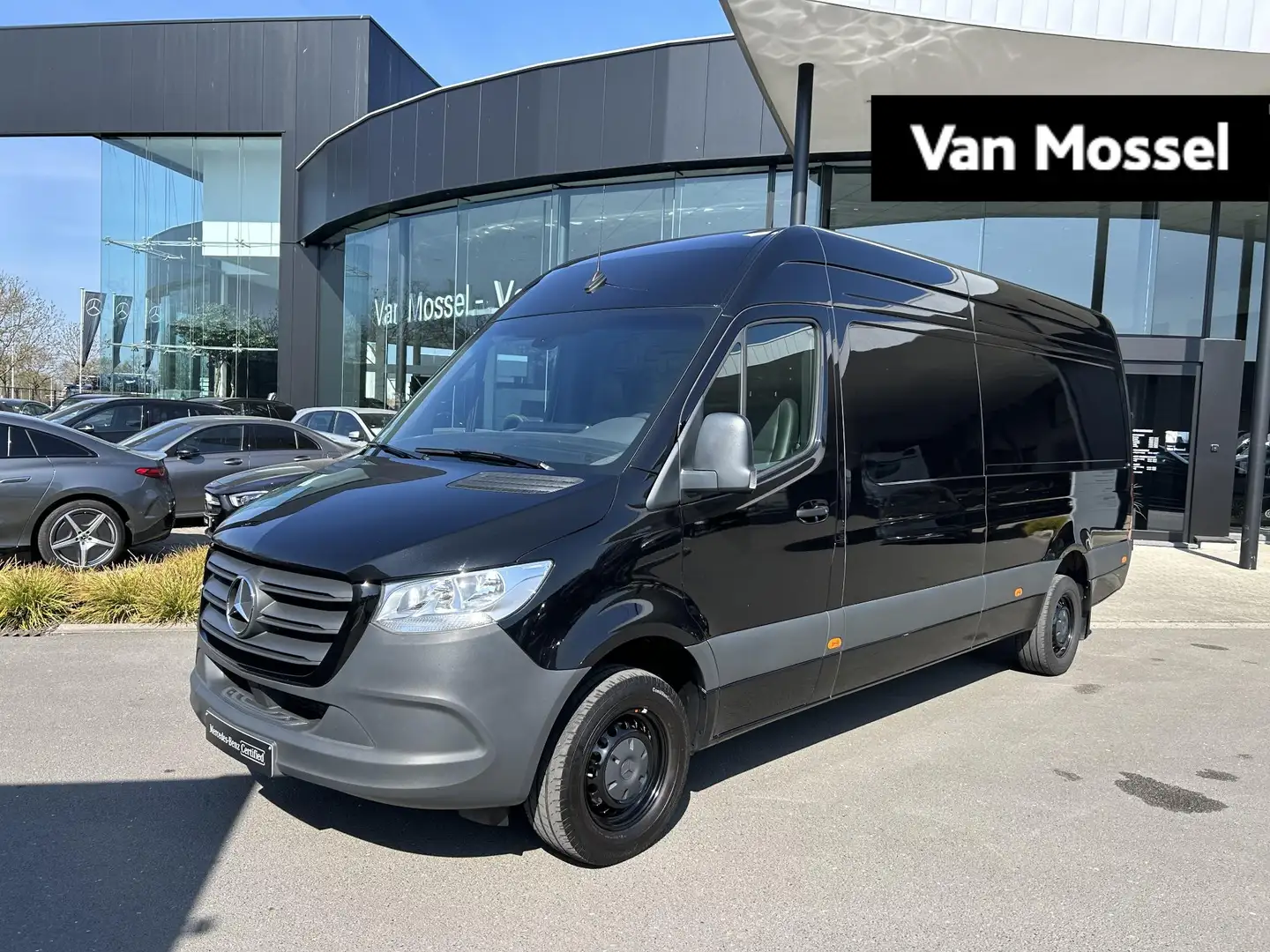 Mercedes-Benz Sprinter 317 CDI L3 + 3.5T 7INCH SCHERM+CAMERA+PTS+DODEHOEK Zwart - 1