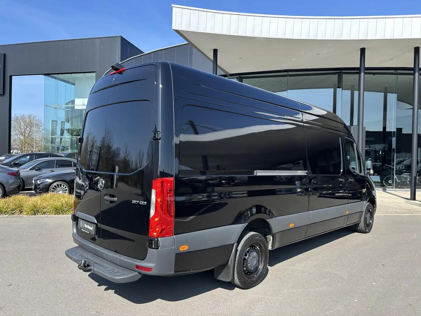Mercedes-Benz Sprinter 317 CDI L3 + 3.5T 7INCH SCHERM+CAMERA+PTS+DODEHOEK Zwart - 2