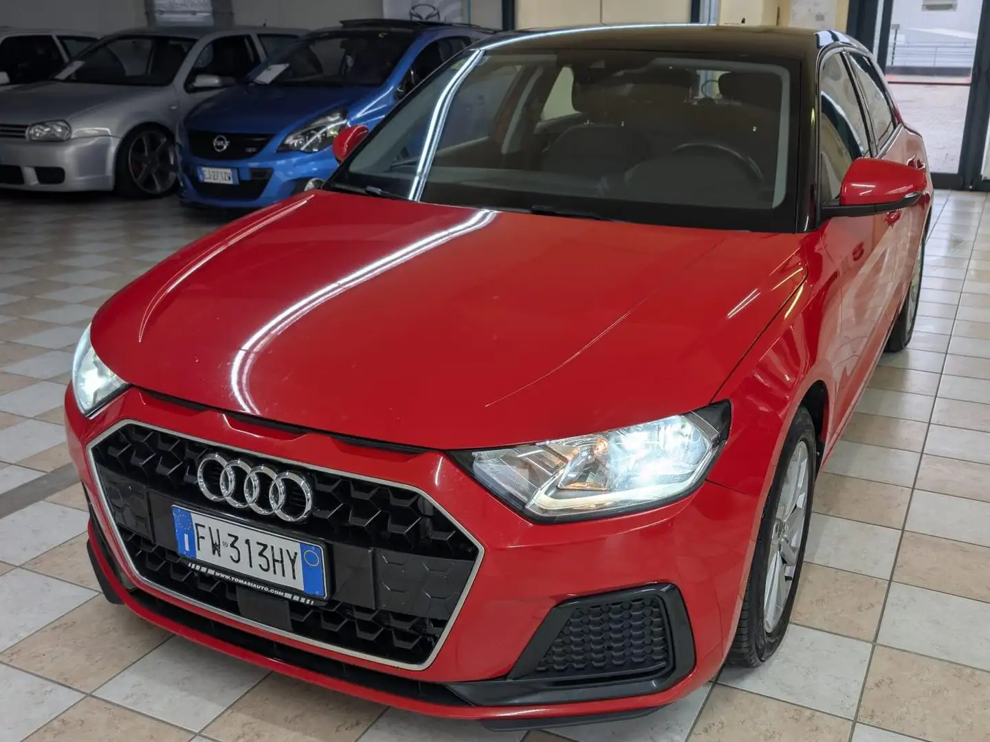 Audi A1 Sportback 30 1.0 tfsi Advanced s-tronic Rosso - 2