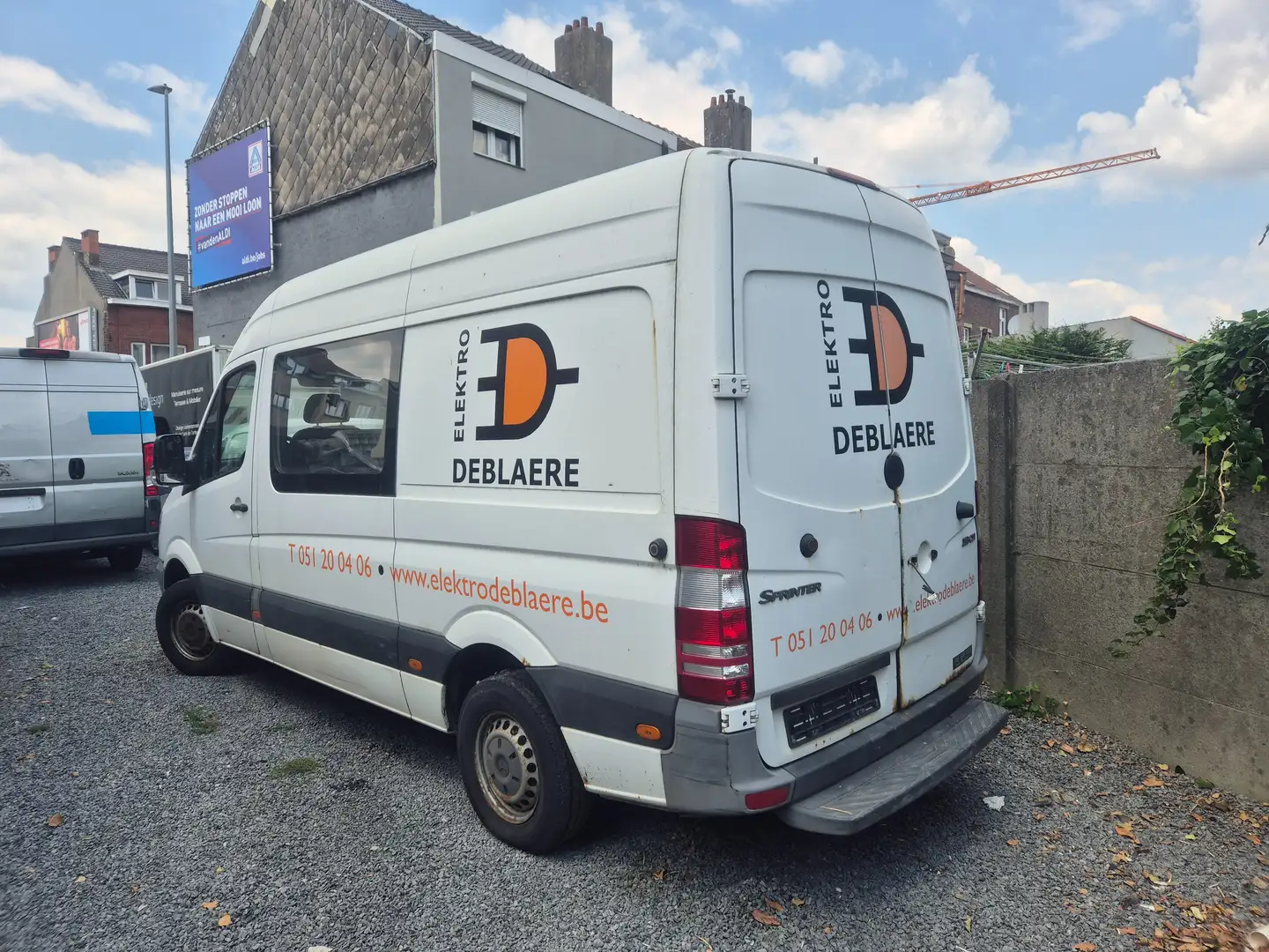 Mercedes-Benz Sprinter 313 CDI Double  cabine problème moteur Blanc - 2