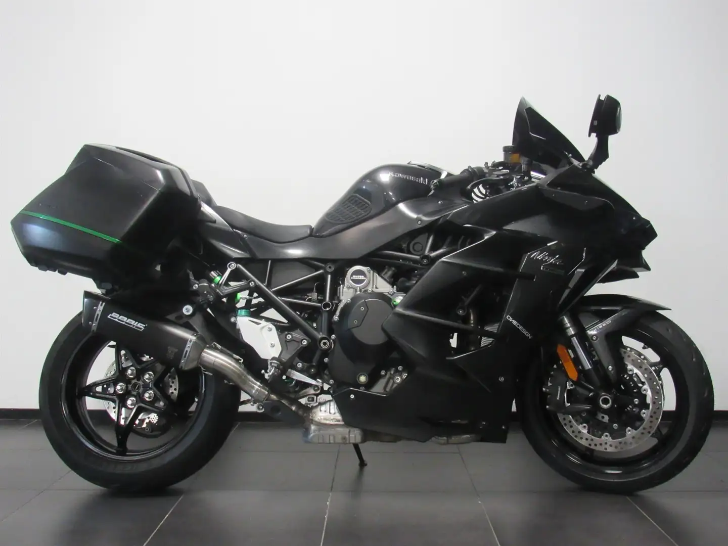 Kawasaki Ninja H2 SX Zwart - 1