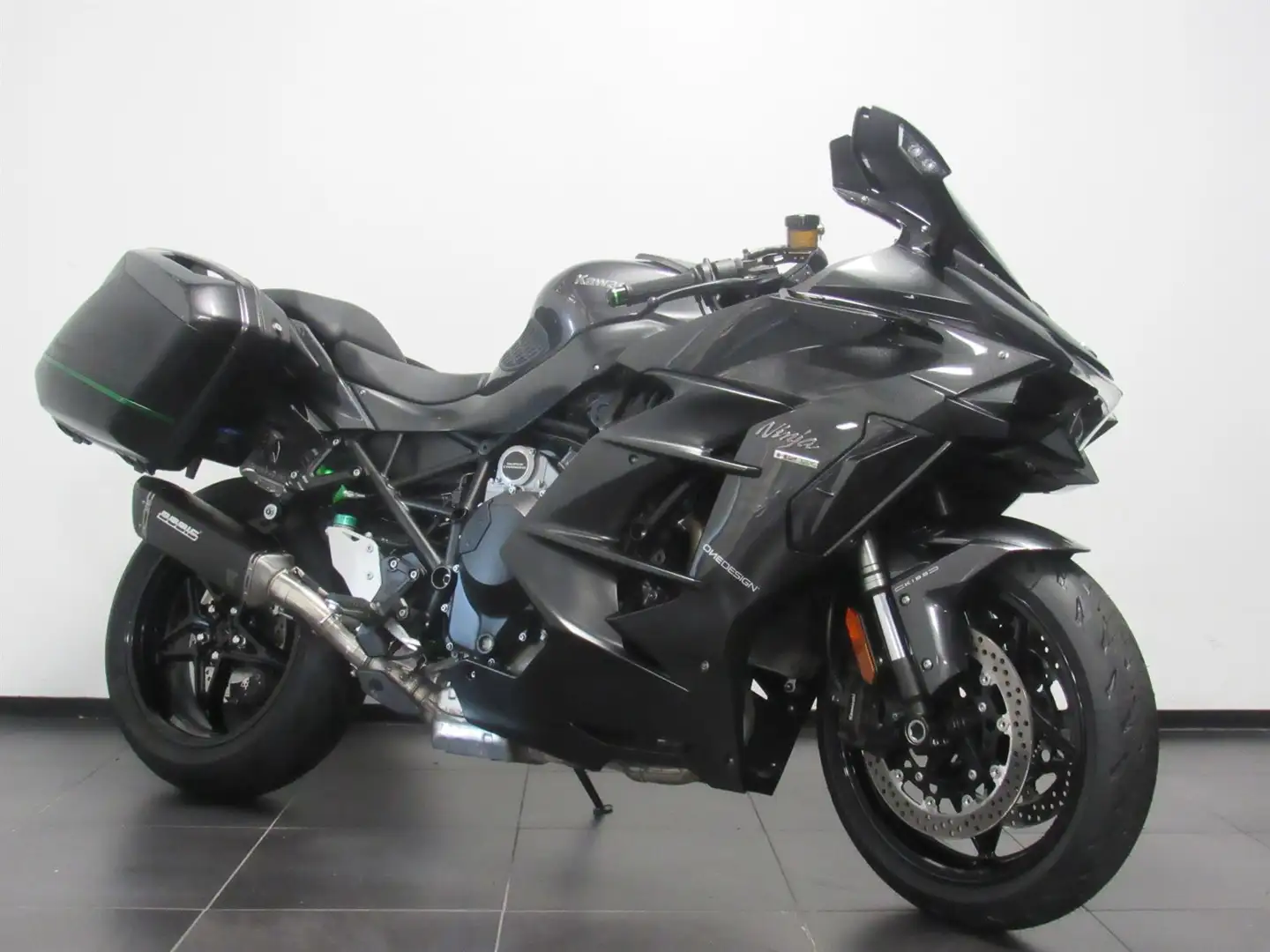Kawasaki Ninja H2 SX Zwart - 2