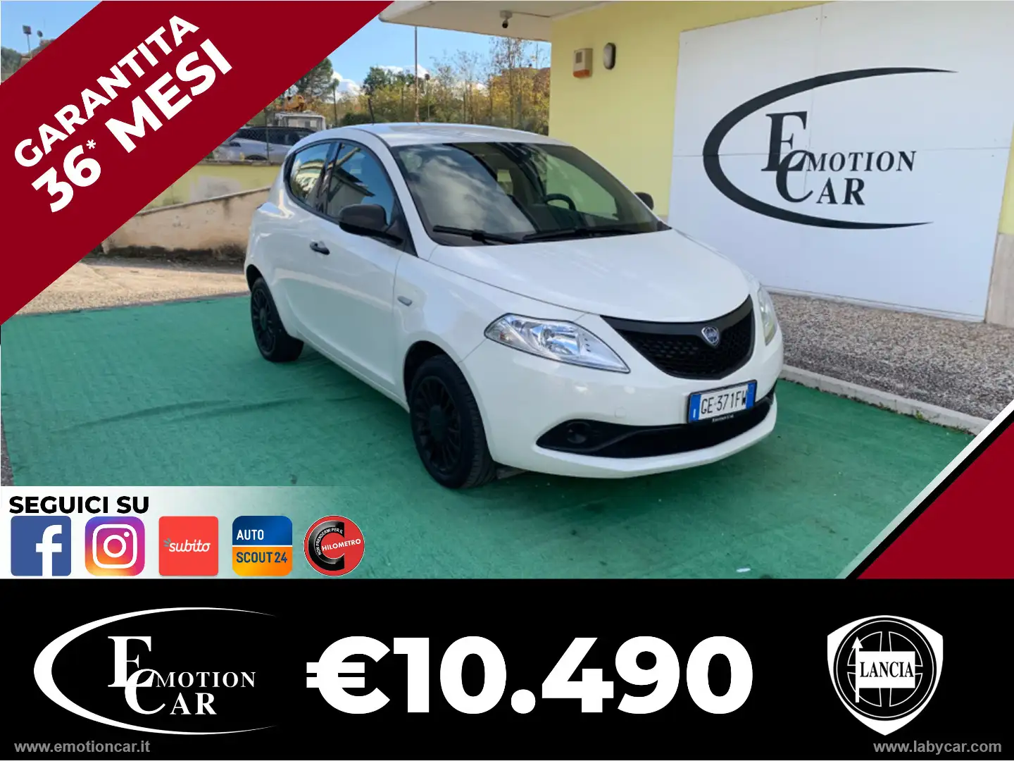 Lancia Ypsilon 1.0 FireFly 5p.S&S Hyb. Eco Gold - 2021 Blanc - 1