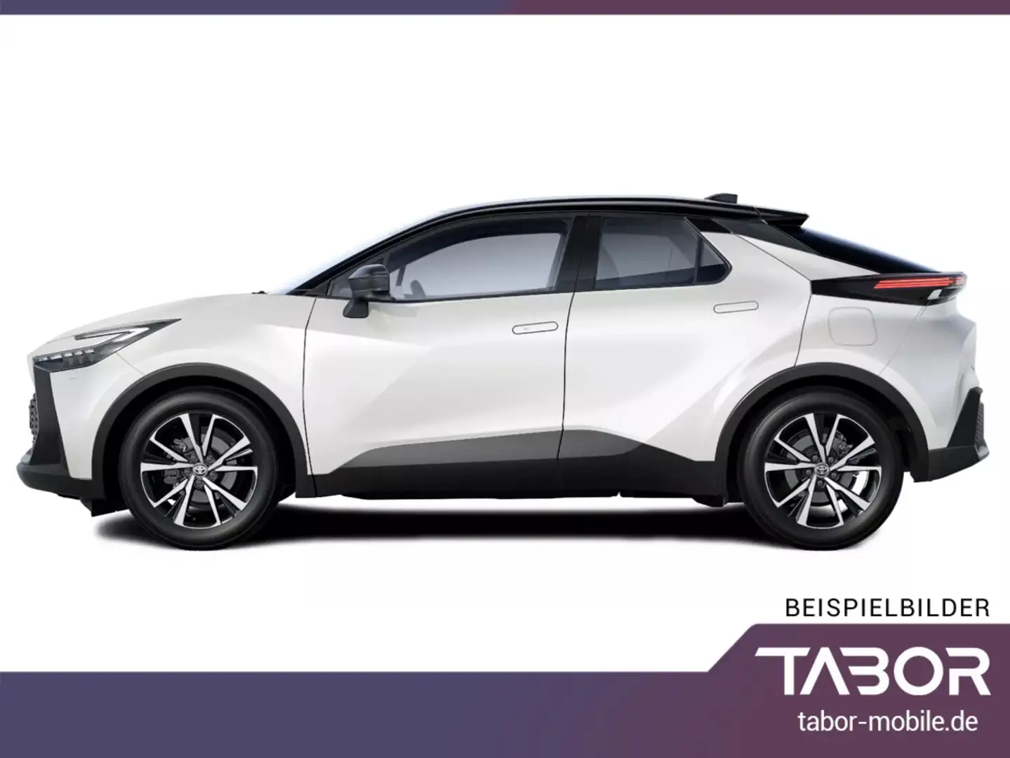 Toyota C-HR 1.8 Hyb 140 Aut. Nav el.Heckkl SHZ Keyl 18Z Weiß - 2