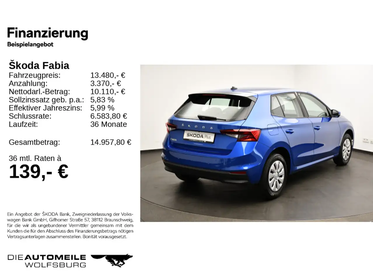 Skoda Fabia 1.0 MPI Active AHK/Einparkhi, миниатюра 2