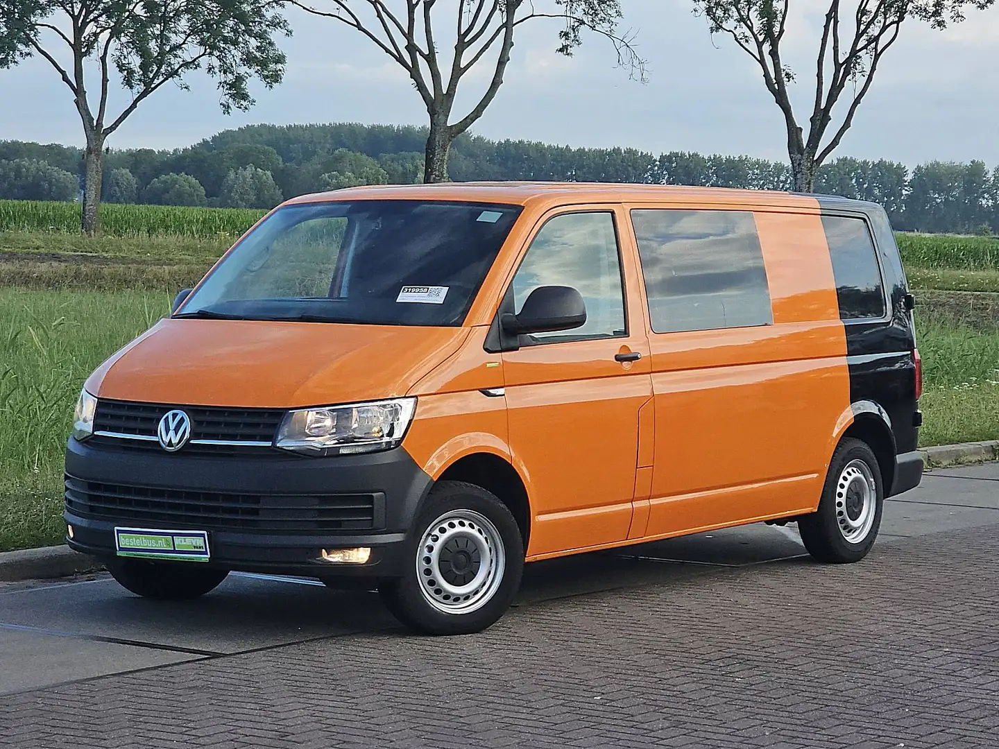 Volkswagen Transporter 2.0 TDI L2 Dubbel Cabine AC! Oranje - 2