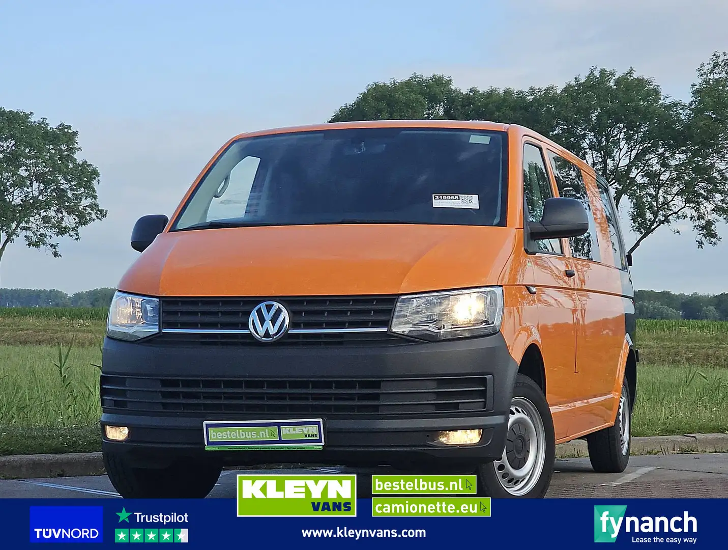 Volkswagen Transporter 2.0 TDI L2 Dubbel Cabine AC! Oranje - 1
