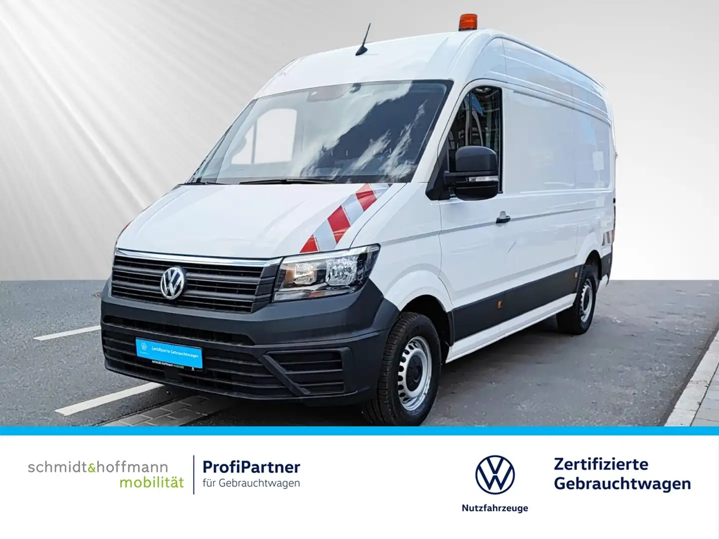 Volkswagen Crafter Kasten MR 2.0 TDI AHK+RFK+CARPLAY+KLIMA Blanc - 1
