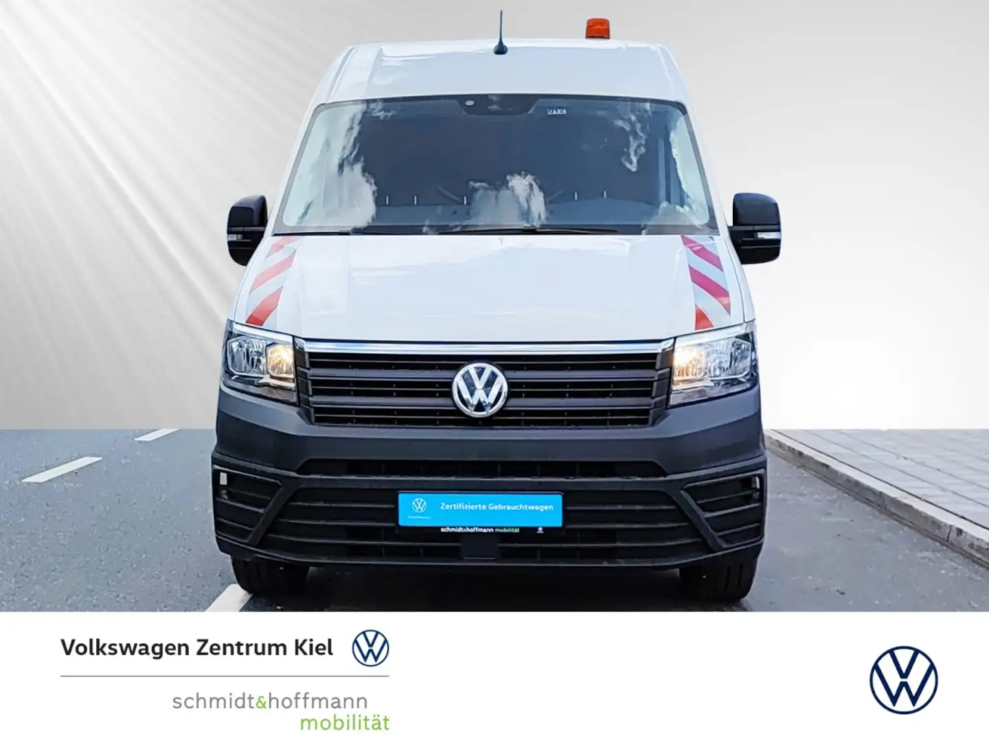 Volkswagen Crafter Kasten MR 2.0 TDI AHK+RFK+CARPLAY+KLIMA Blanc - 2