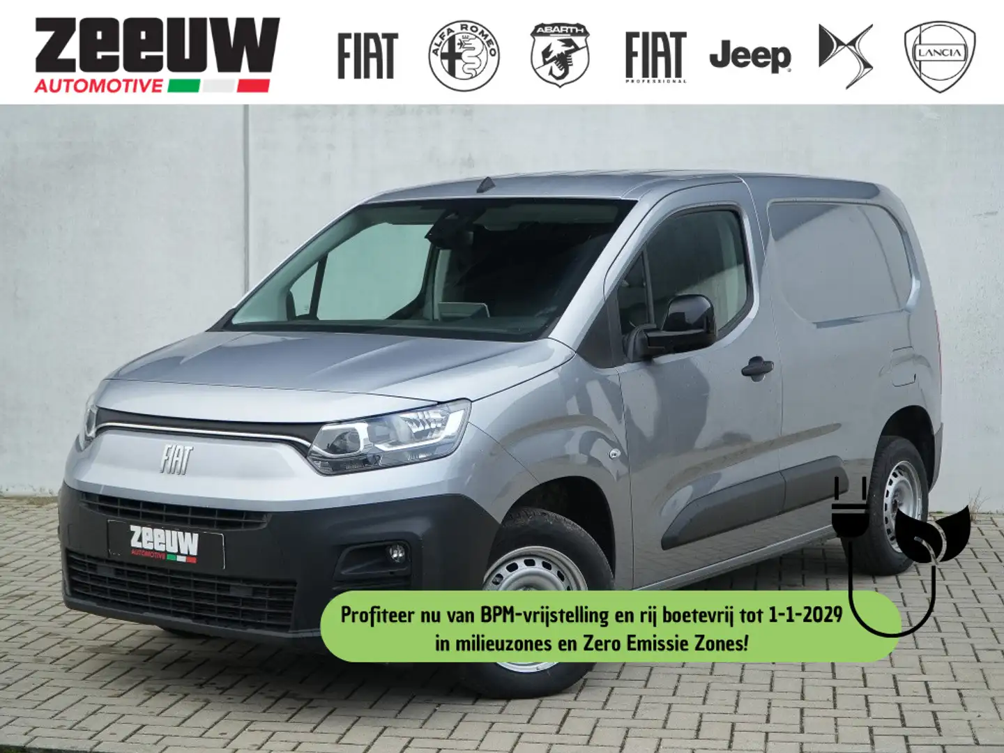 Fiat Doblo 1.5D 100PK L1 | Navi | Carplay | Camera | Comfort Grijs - 1