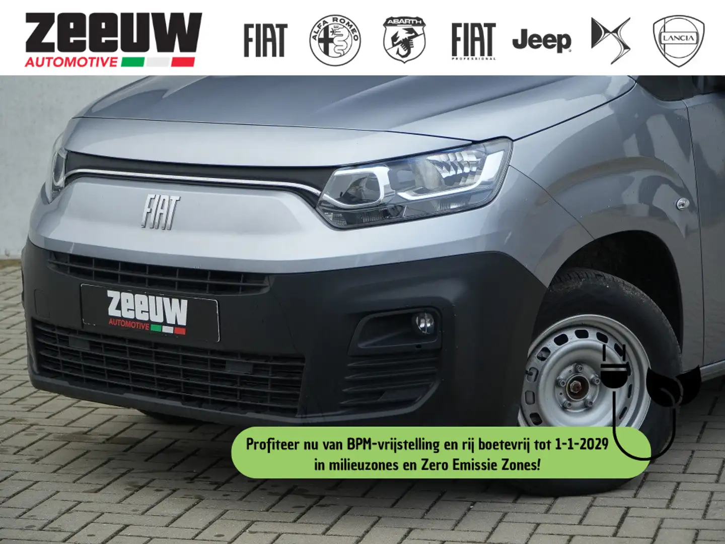 Fiat Doblo 1.5D 100PK L1 | Navi | Carplay | Camera | Comfort Grijs - 2