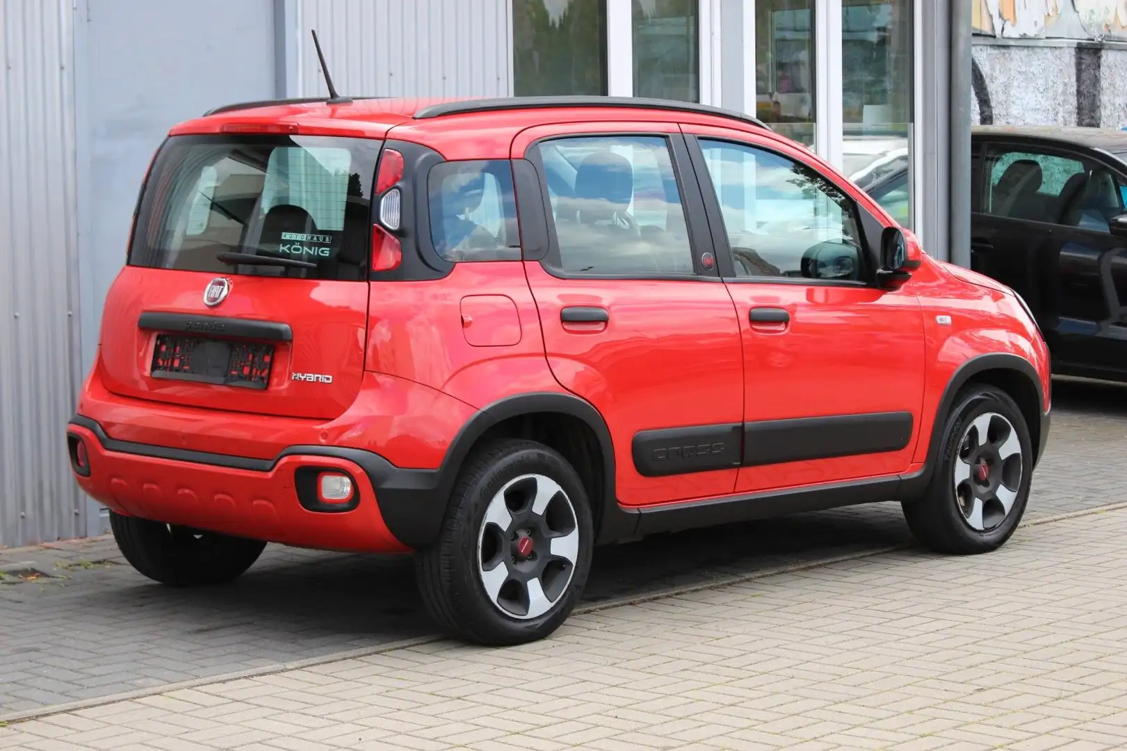 Fiat Panda Red Cross Hybird+Klimaaut+Teil-Leder+1.Han Rot - 2