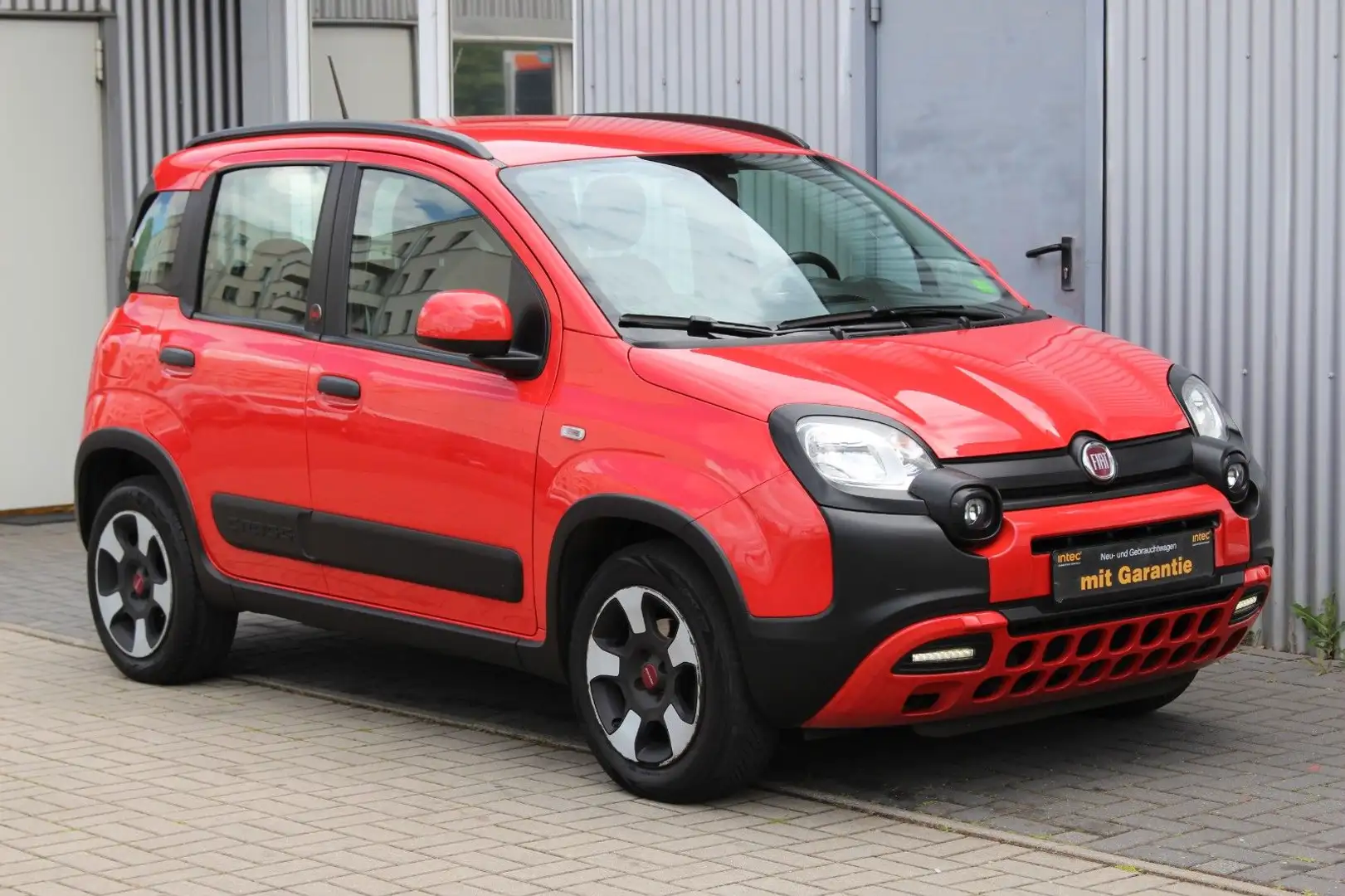 Fiat Panda Red Cross Hybird+Klimaaut+Teil-Leder+1.Han Rot - 1