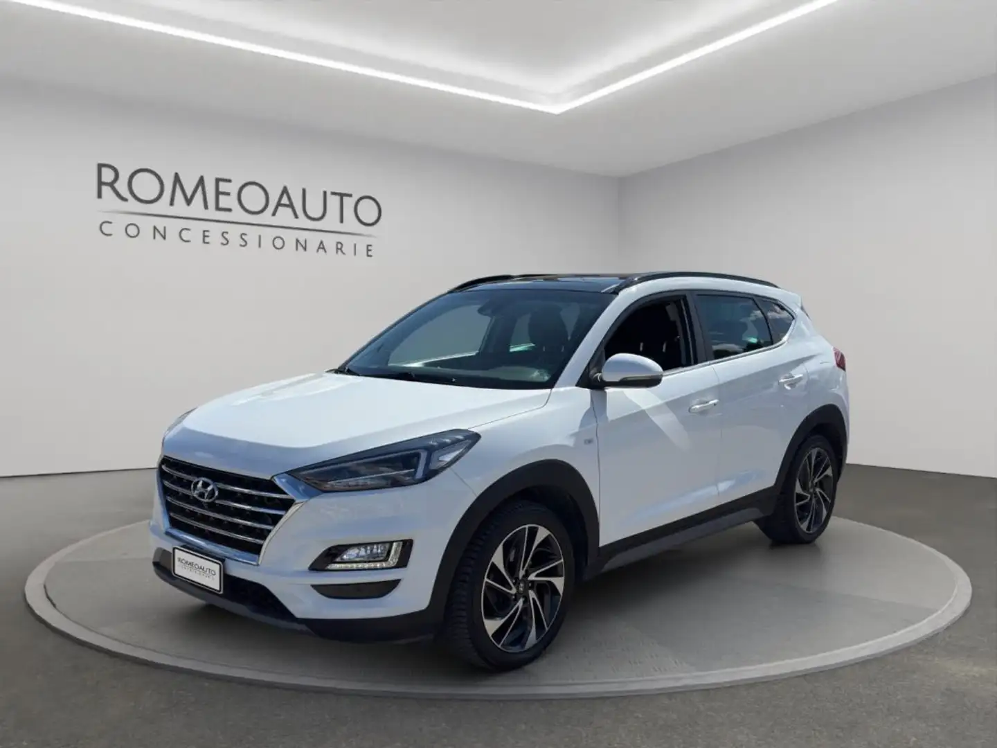 Hyundai TUCSON 1.6 CRDi 136CV 48V DCT Exellence Bianco - 2