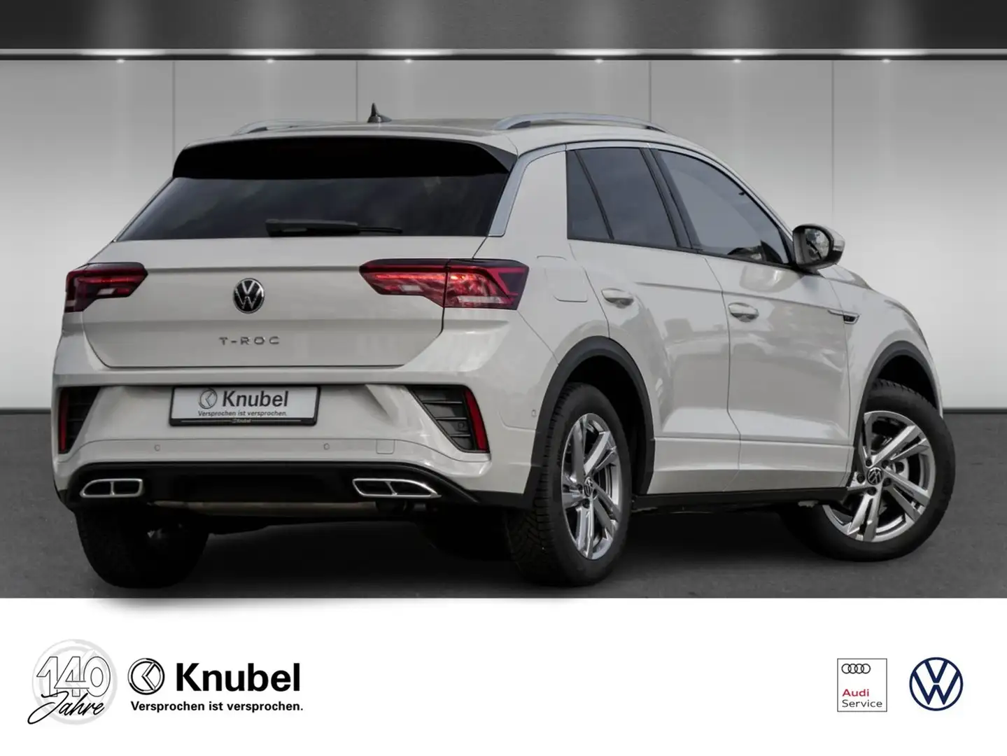 Volkswagen T-Roc R-Line 1.5 TSI DSG LED+ Navi AHK TravelAss. Gris - 2