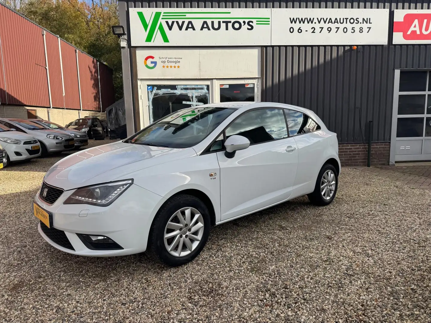SEAT Ibiza SC 1.2 TSI 105PK clima,cruise contr,elektr ramen, Weiß - 1
