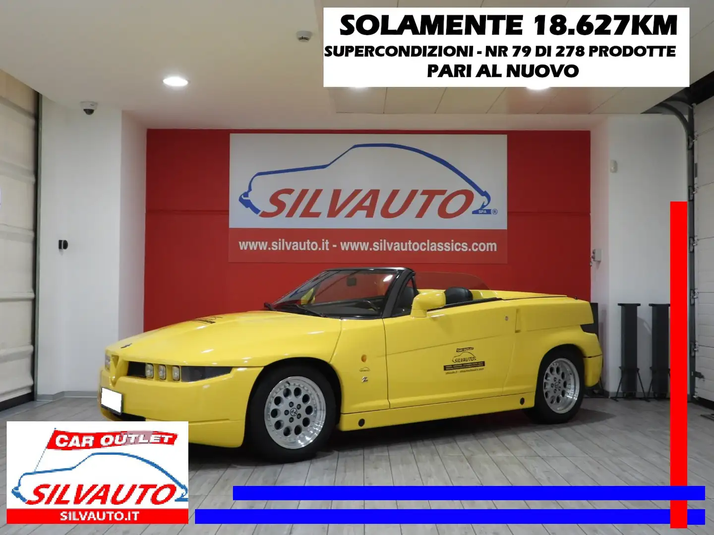 Alfa Romeo SZ RZ "ROADSTER ZAGATO" - SOLAMENTE 18.627 KM (1995) Amarillo - 1