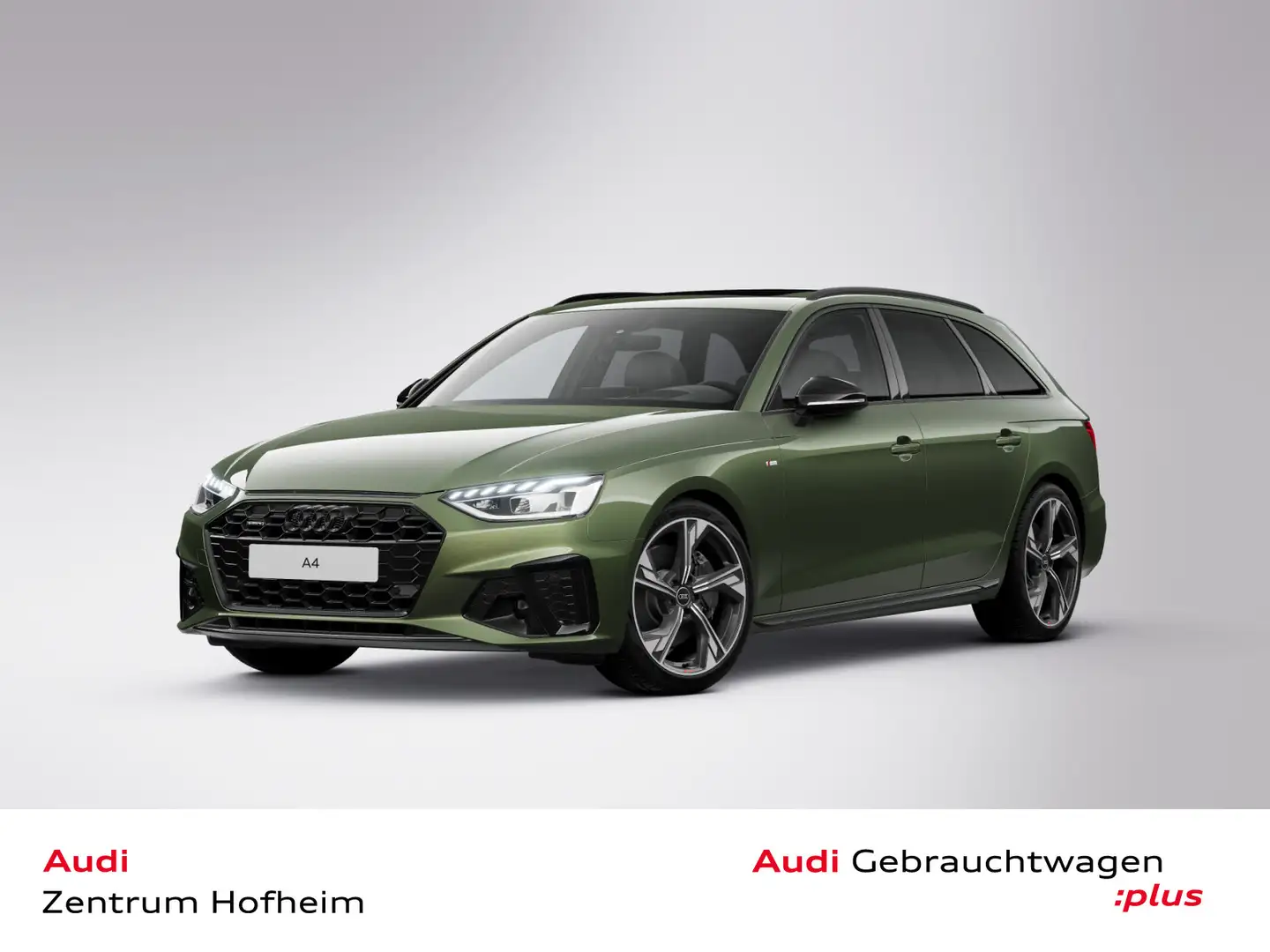 Audi A4 45 TFSI qu 2x S line S tro*HUD*Pano*LED Grün - 1