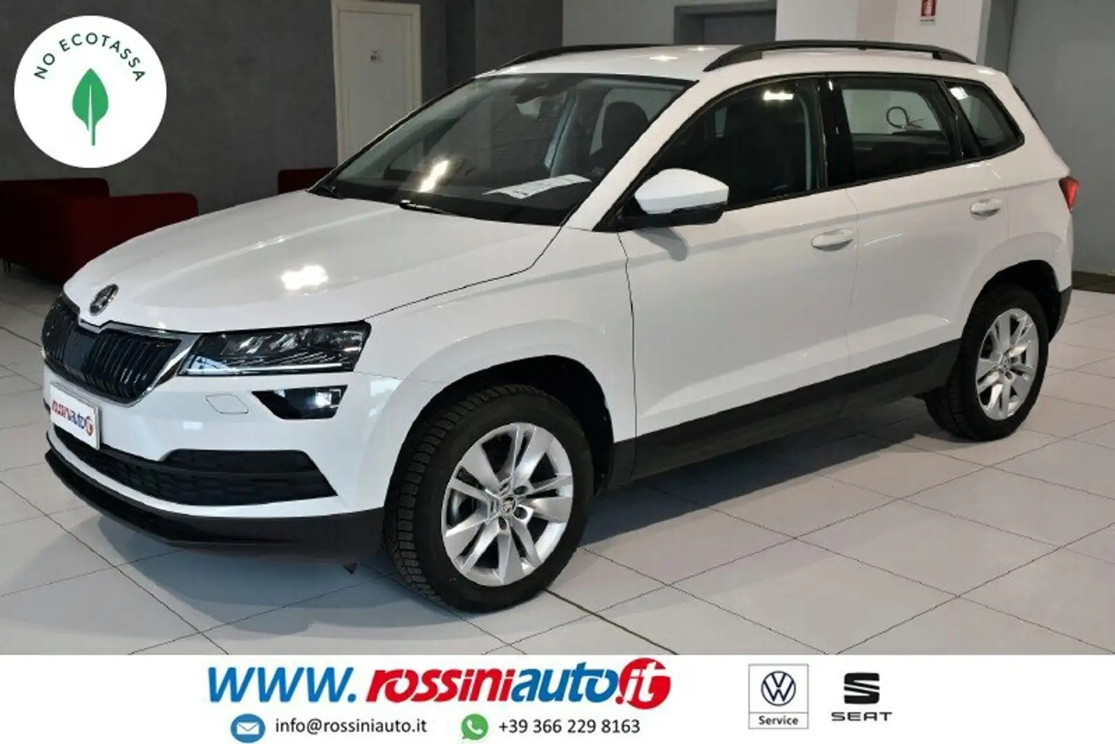 Skoda Karoq 2.0 TDI SCR 116 CV DSG EXECUTIVE + FULL LED + VIRT Bianco - 1